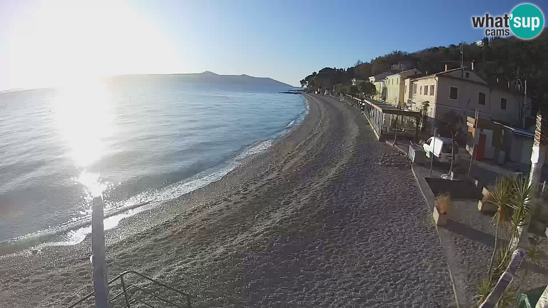 Livecam Draga di Moschiena – spiaggia