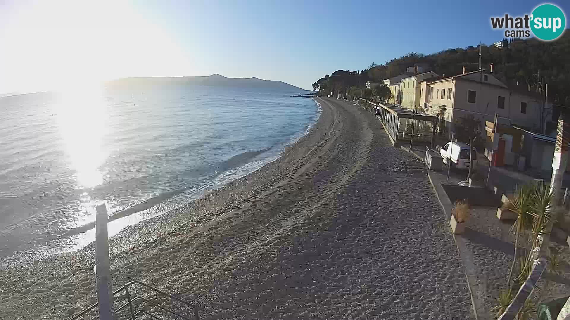 Livecam Draga di Moschiena – spiaggia