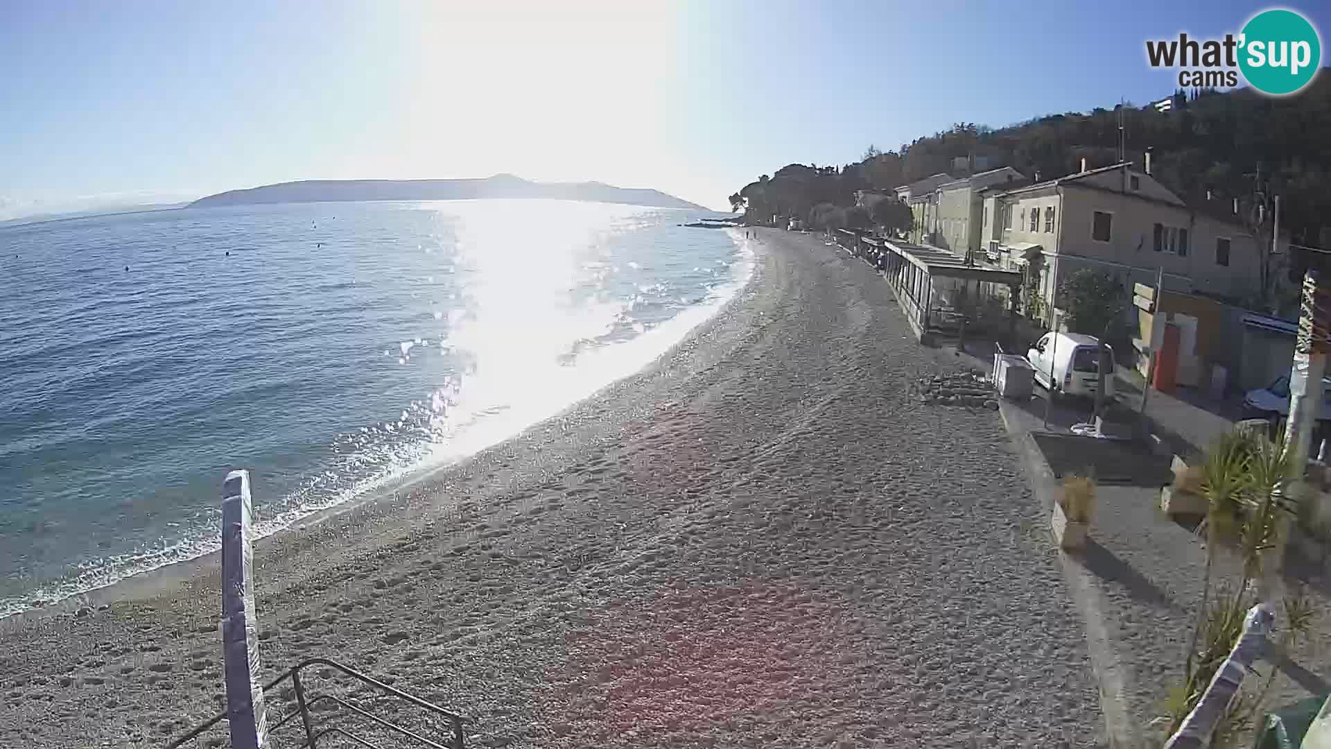 Livecam Draga di Moschiena – spiaggia