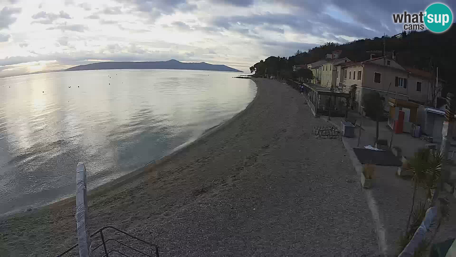 Mošćenička Draga webcam beach