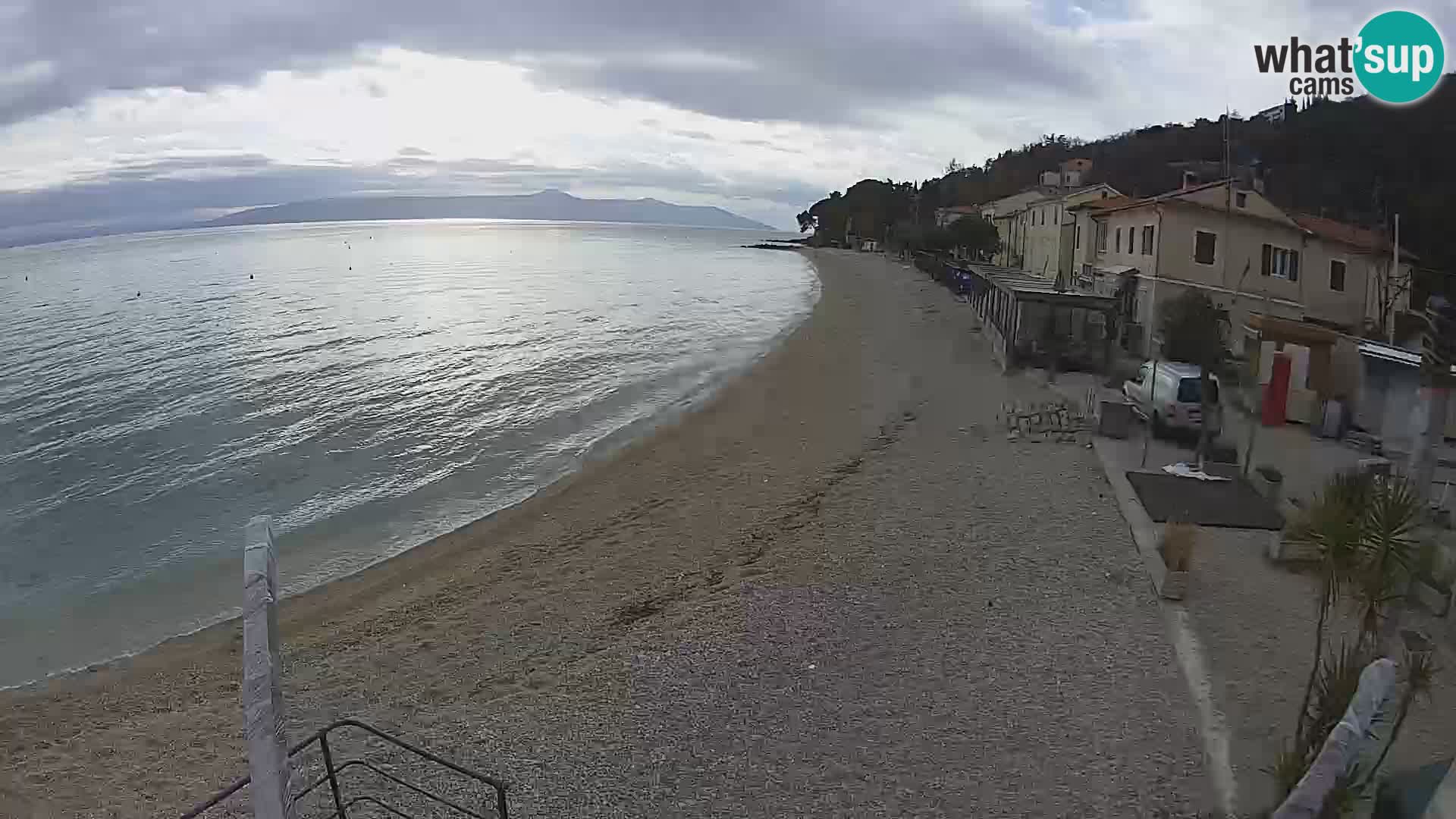 Webcam Mošćenička Draga – Strand