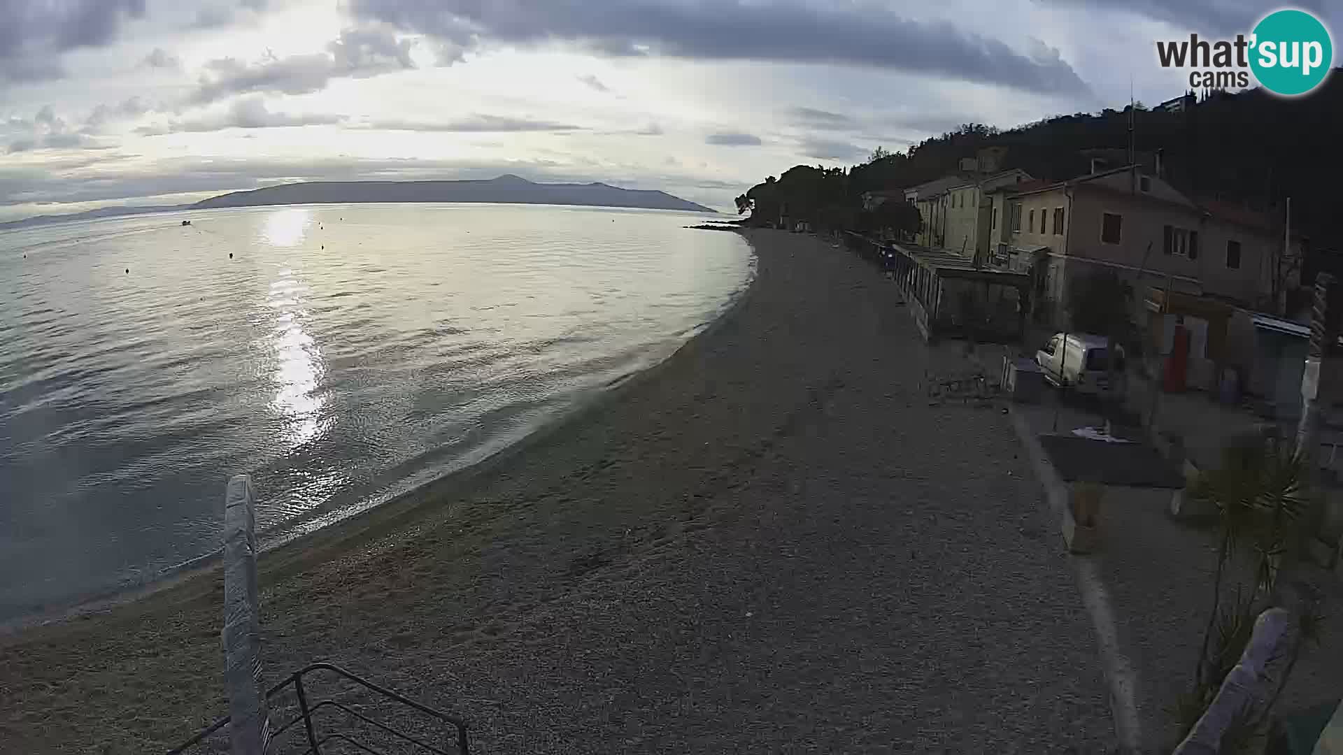 Mošćenička Draga webcam beach