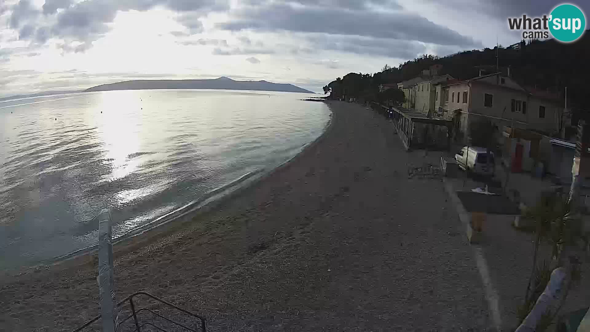 Livecam Draga di Moschiena – spiaggia