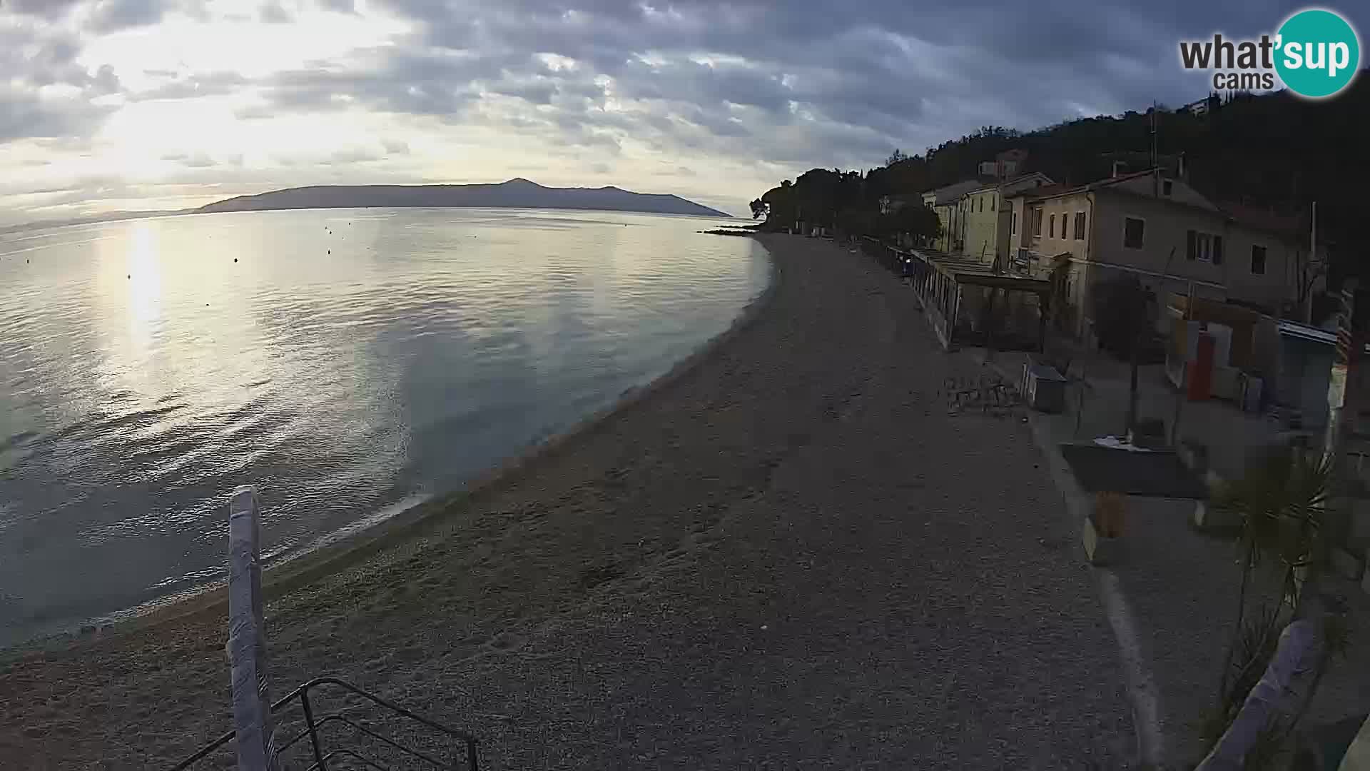 Livecam Draga di Moschiena – spiaggia