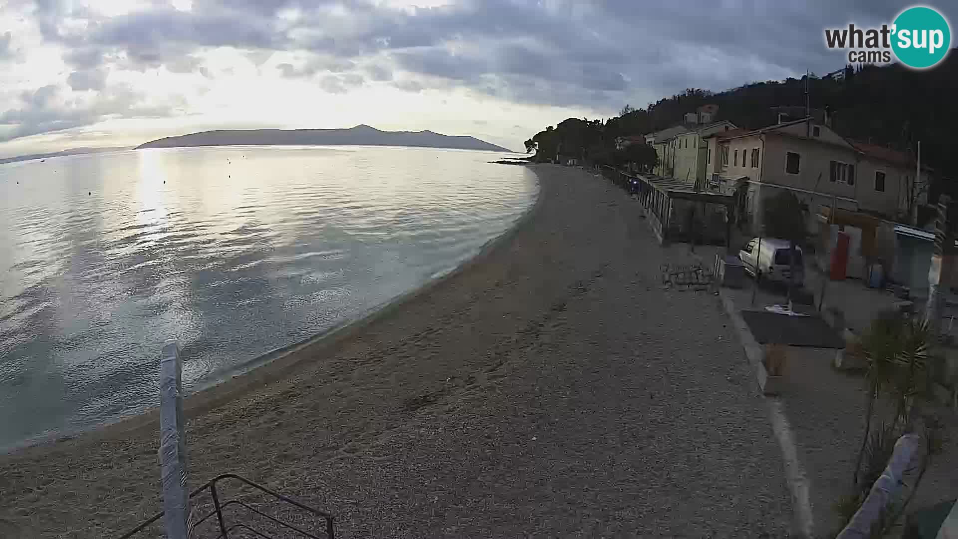 Mošćenička Draga webcam beach