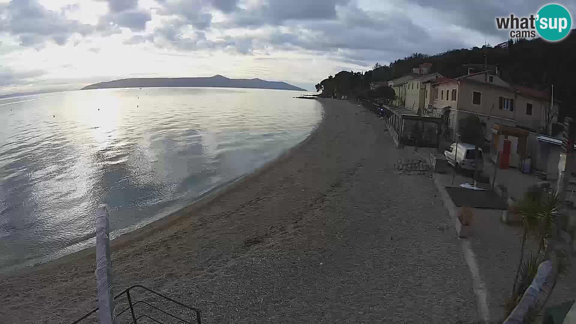 Webcam Mošćenička Draga – Strand