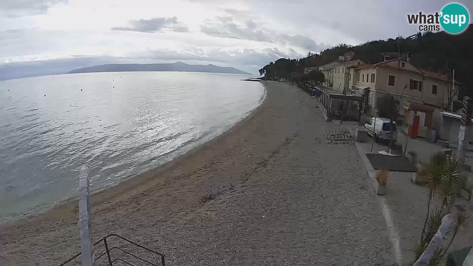 Mošćenička Draga webcam beach