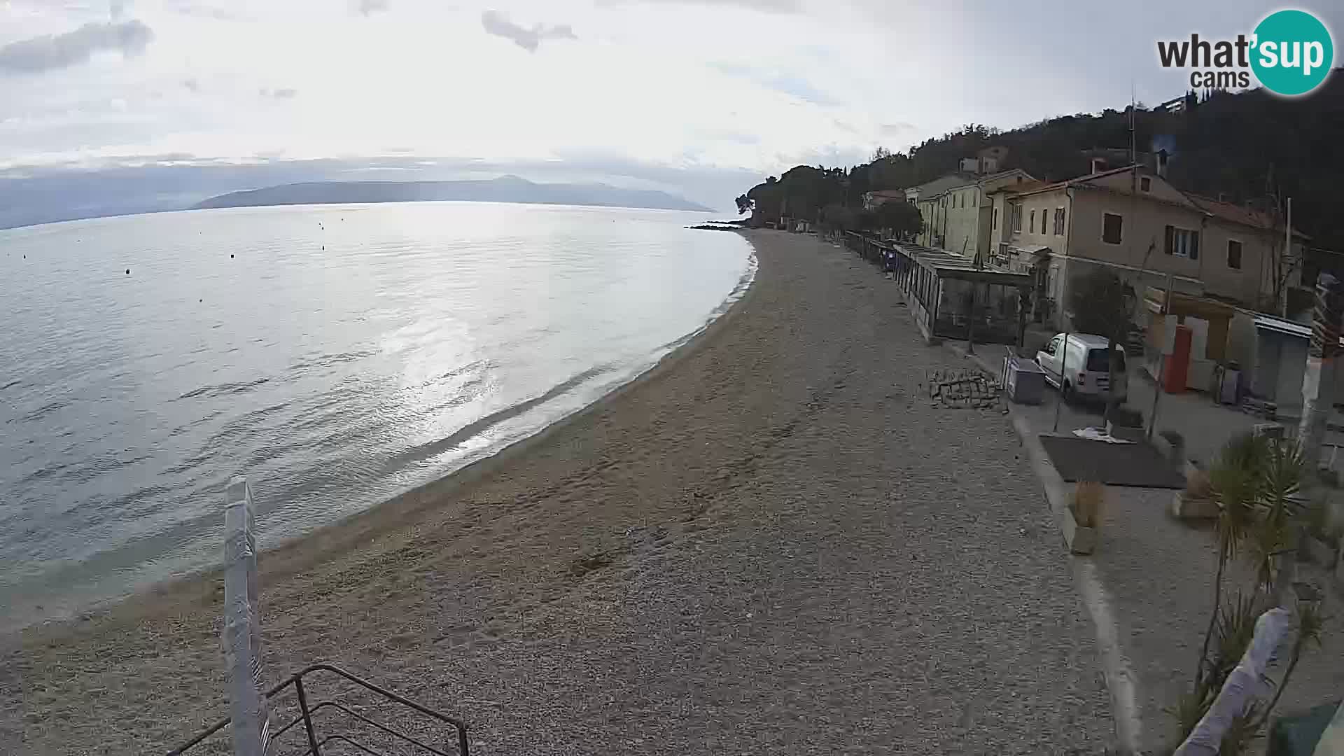 Livecam Draga di Moschiena – spiaggia