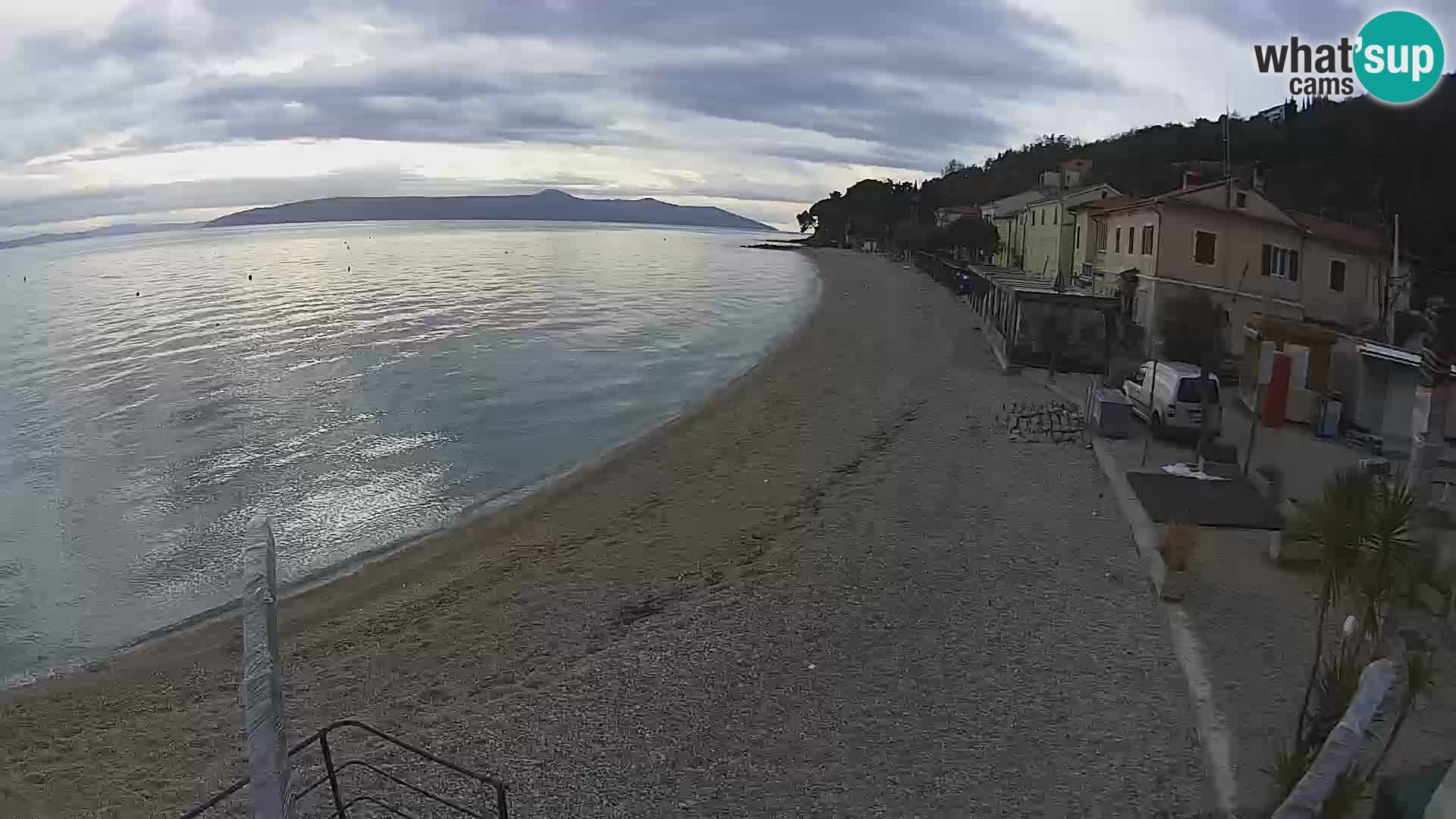 Webcam Mošćenička Draga – Strand