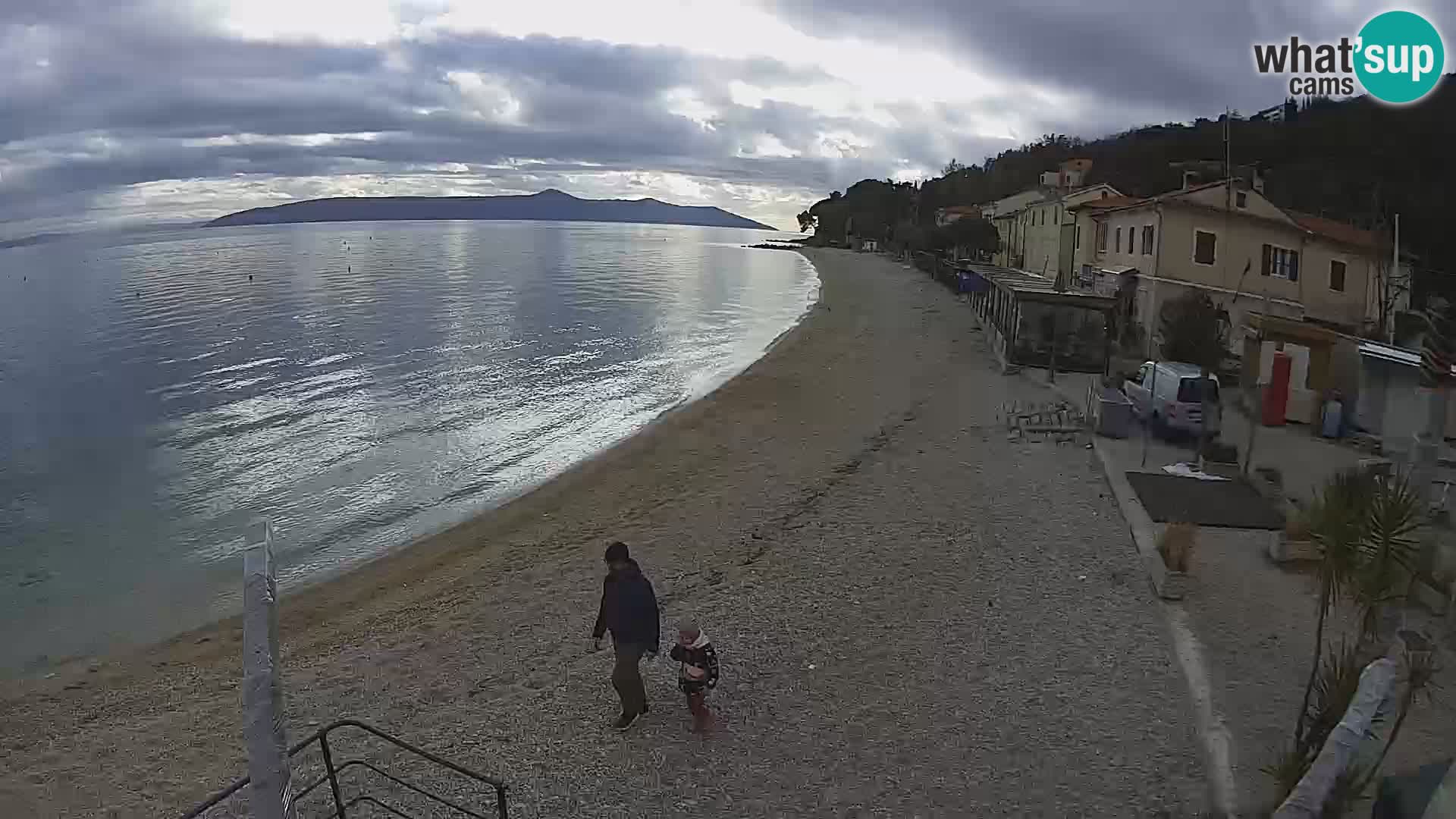 Web kamera Mošćenička Draga – plaža