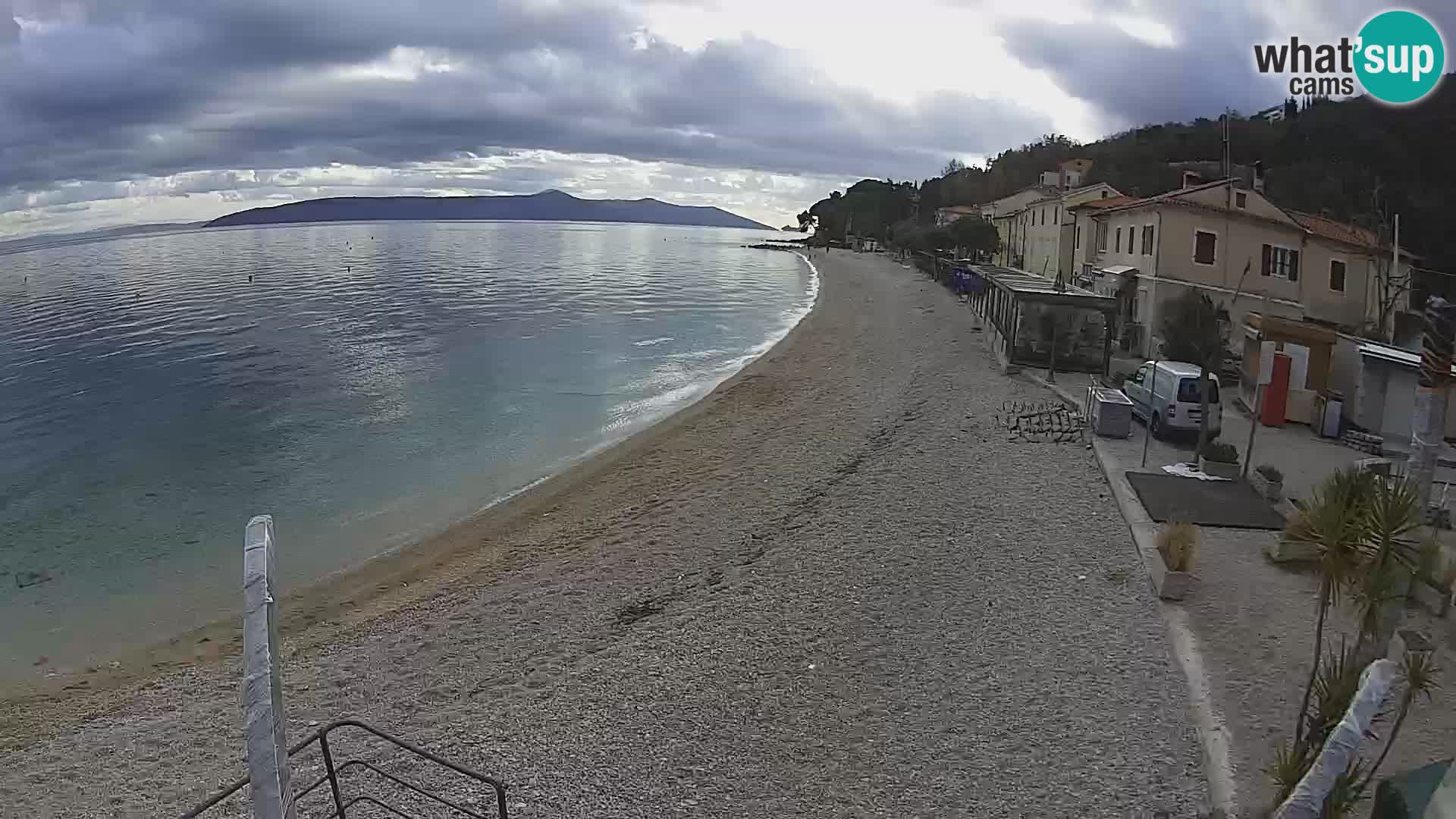 Livecam Draga di Moschiena – spiaggia