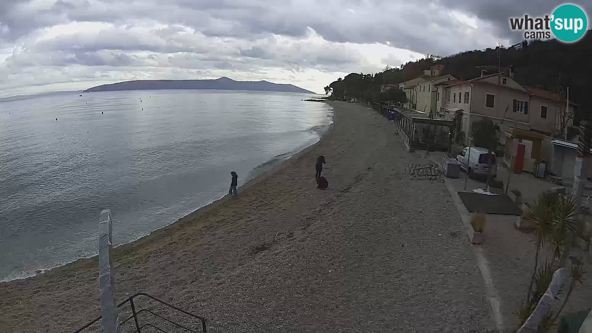 Mošćenička Draga webcam beach