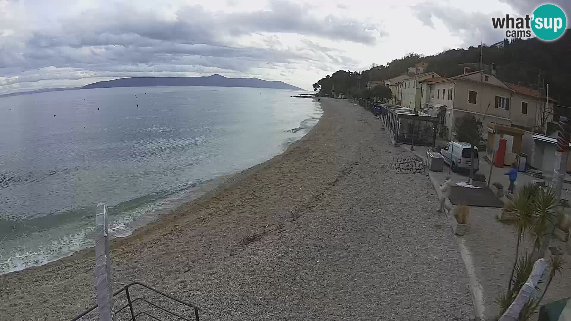 Webcam Mošćenička Draga – Strand