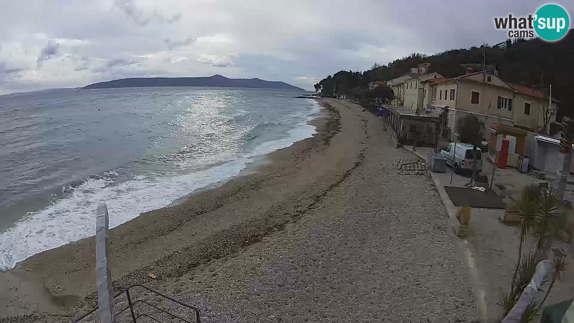 Livecam Draga di Moschiena – spiaggia