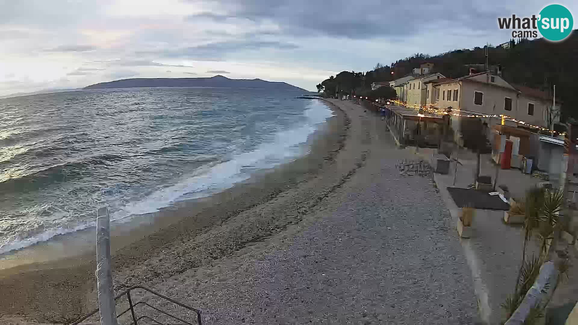 Livecam Draga di Moschiena – spiaggia