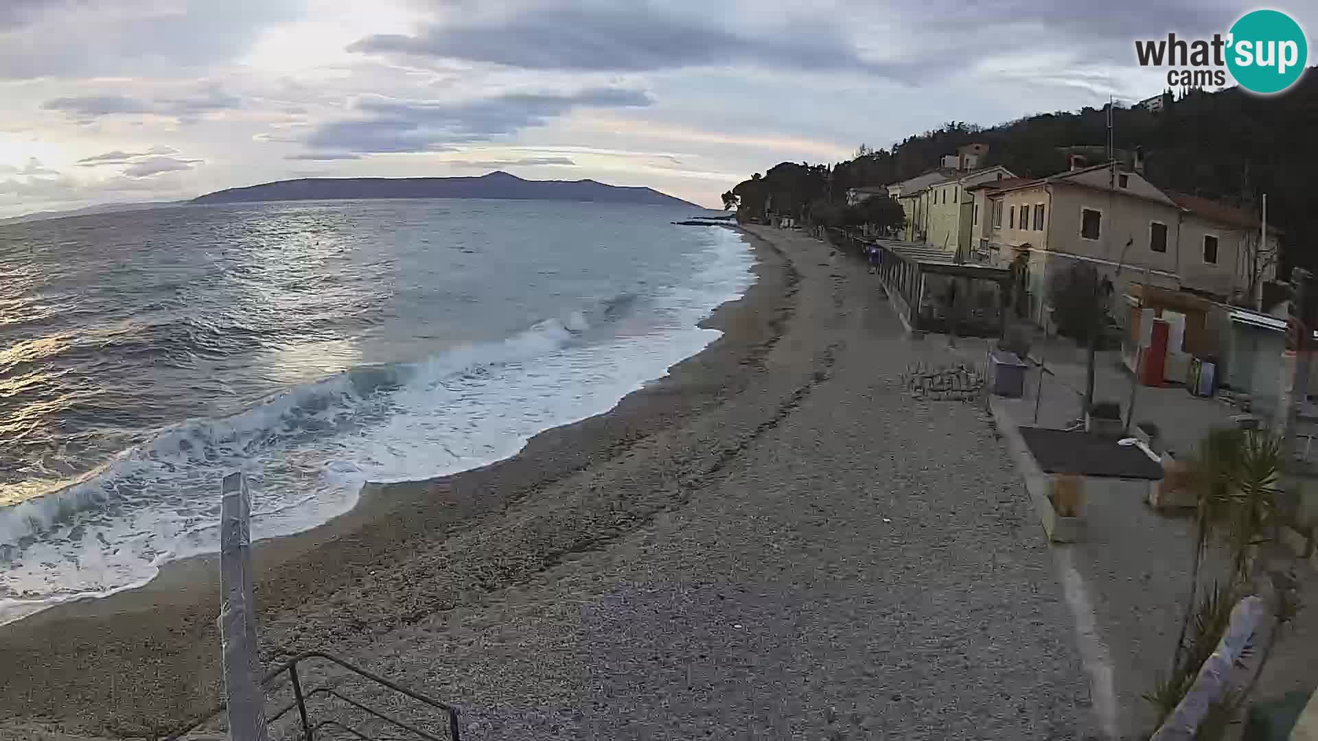 Mošćenička Draga webcam beach