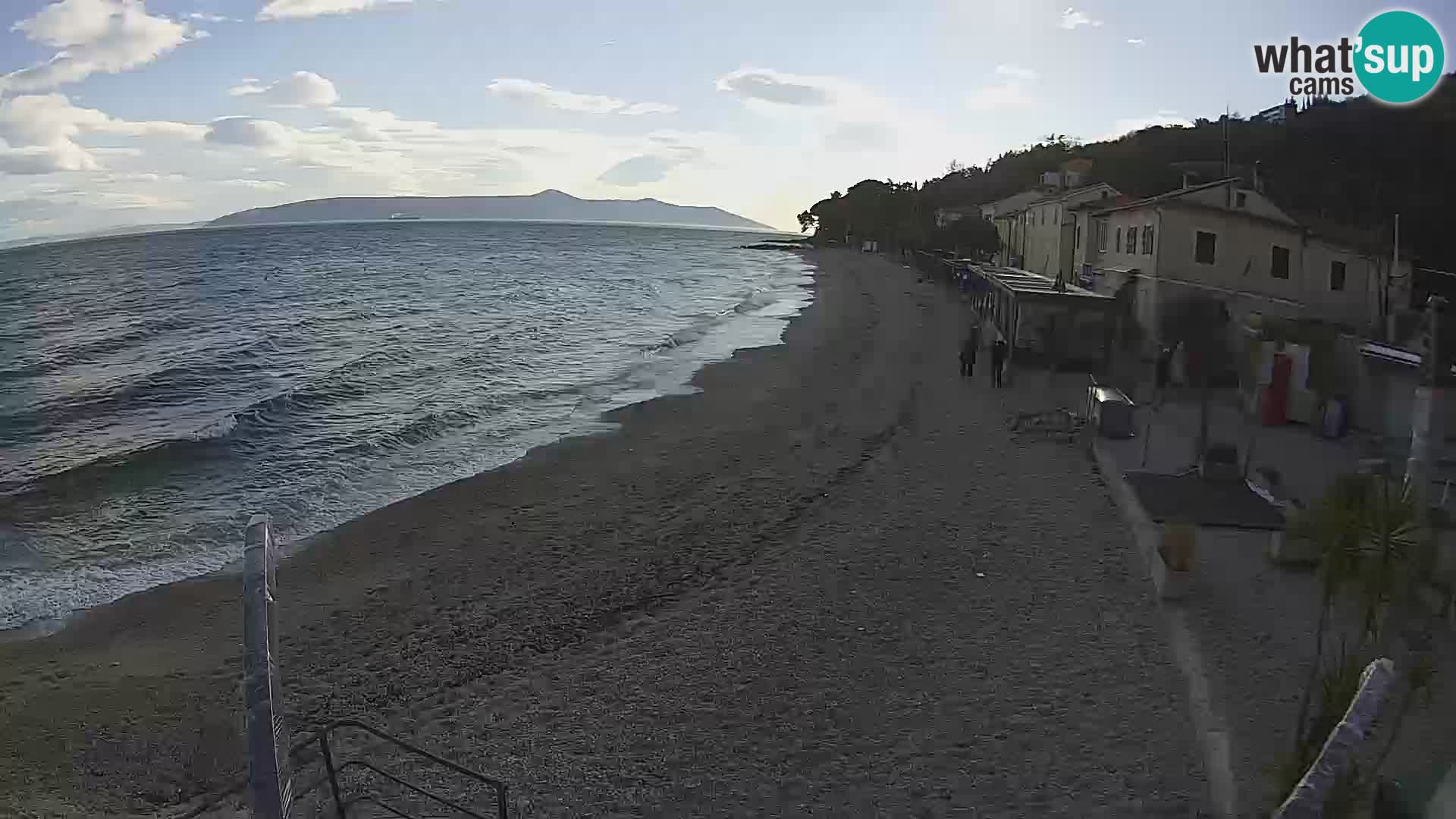 Livecam Draga di Moschiena – spiaggia