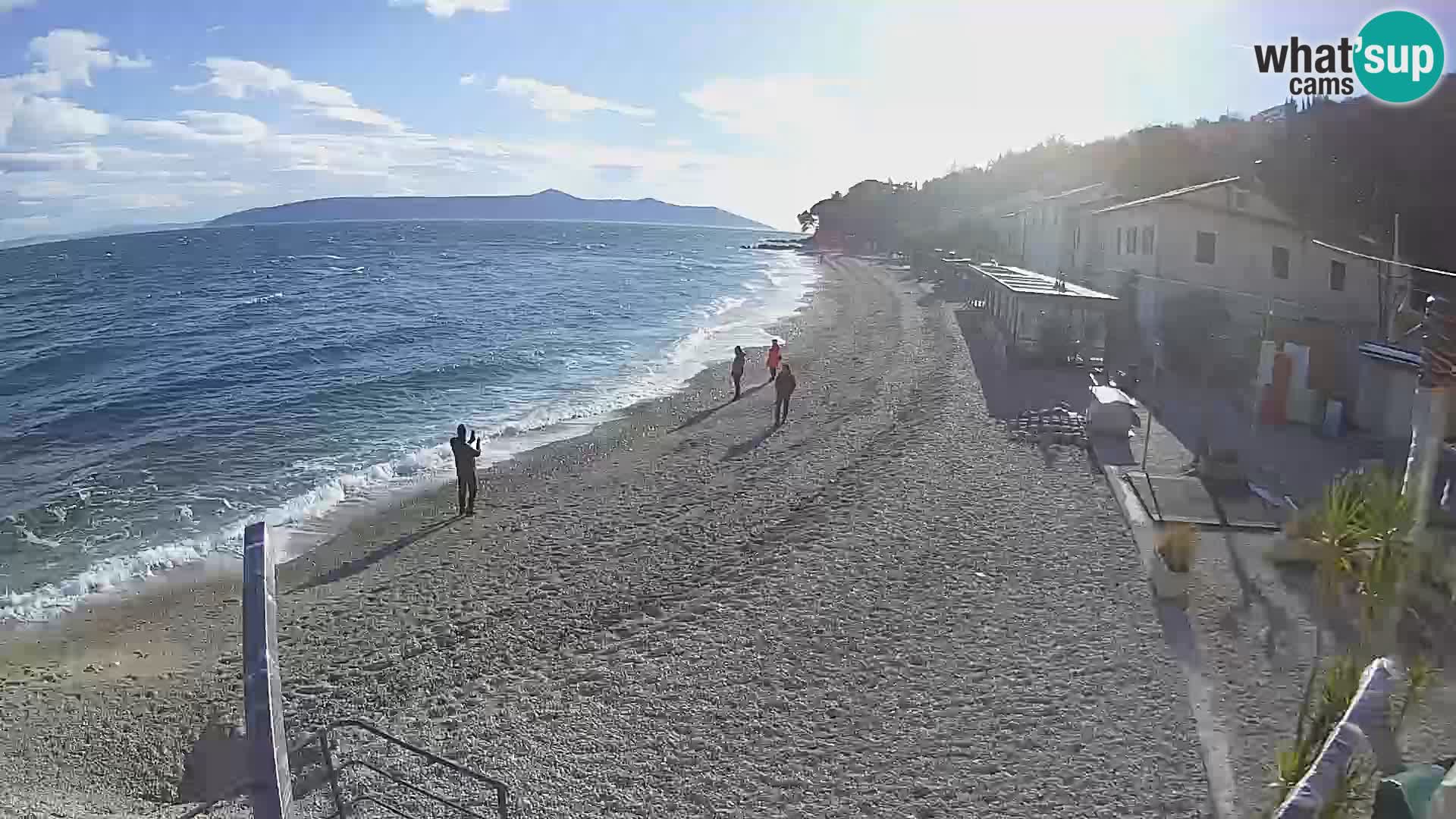 Livecam Draga di Moschiena – spiaggia