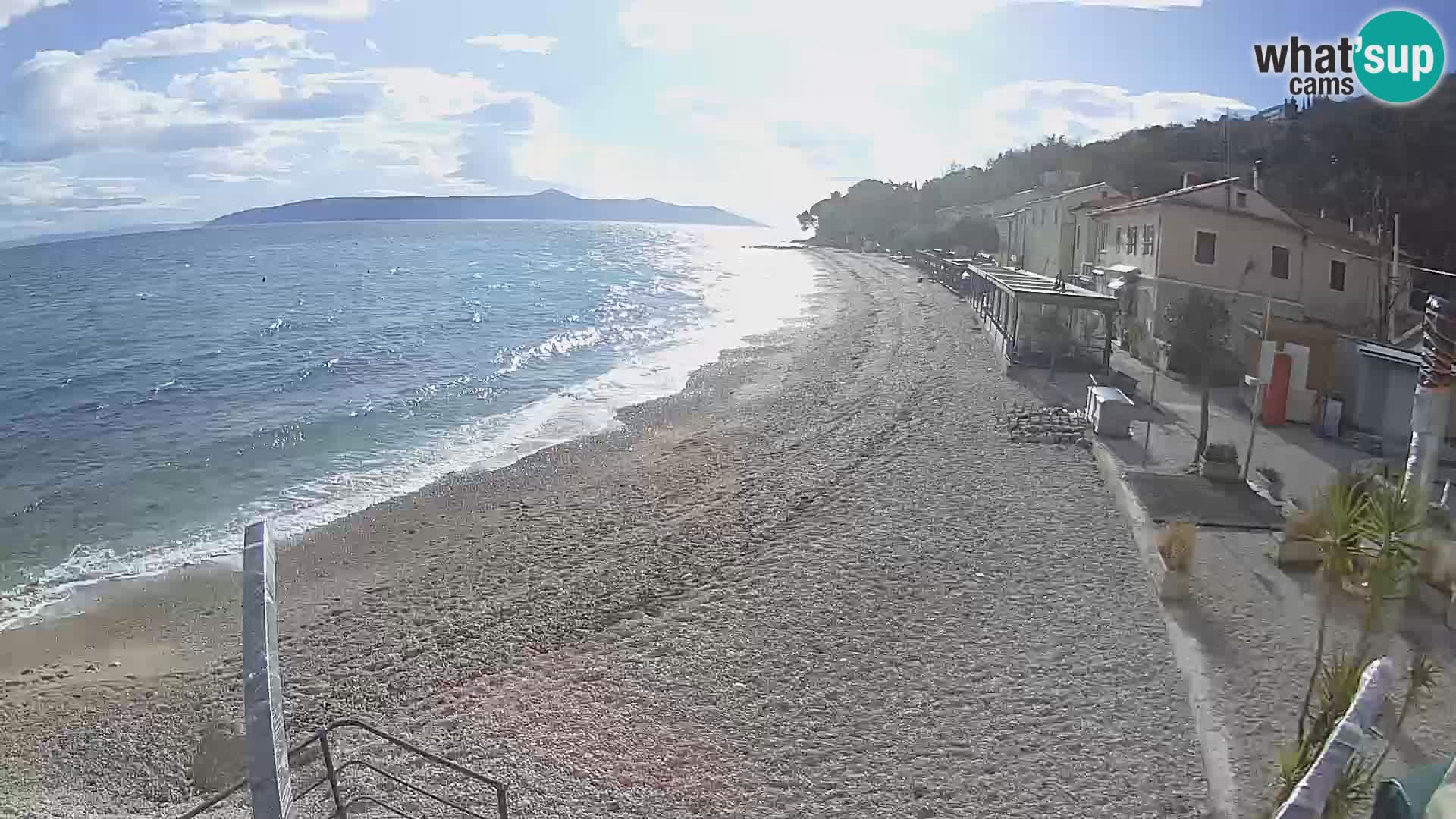 Livecam Draga di Moschiena – spiaggia