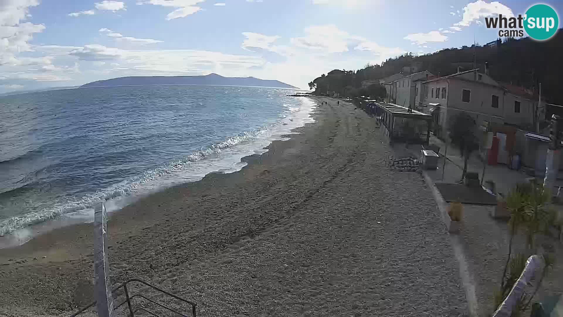 Livecam Draga di Moschiena – spiaggia