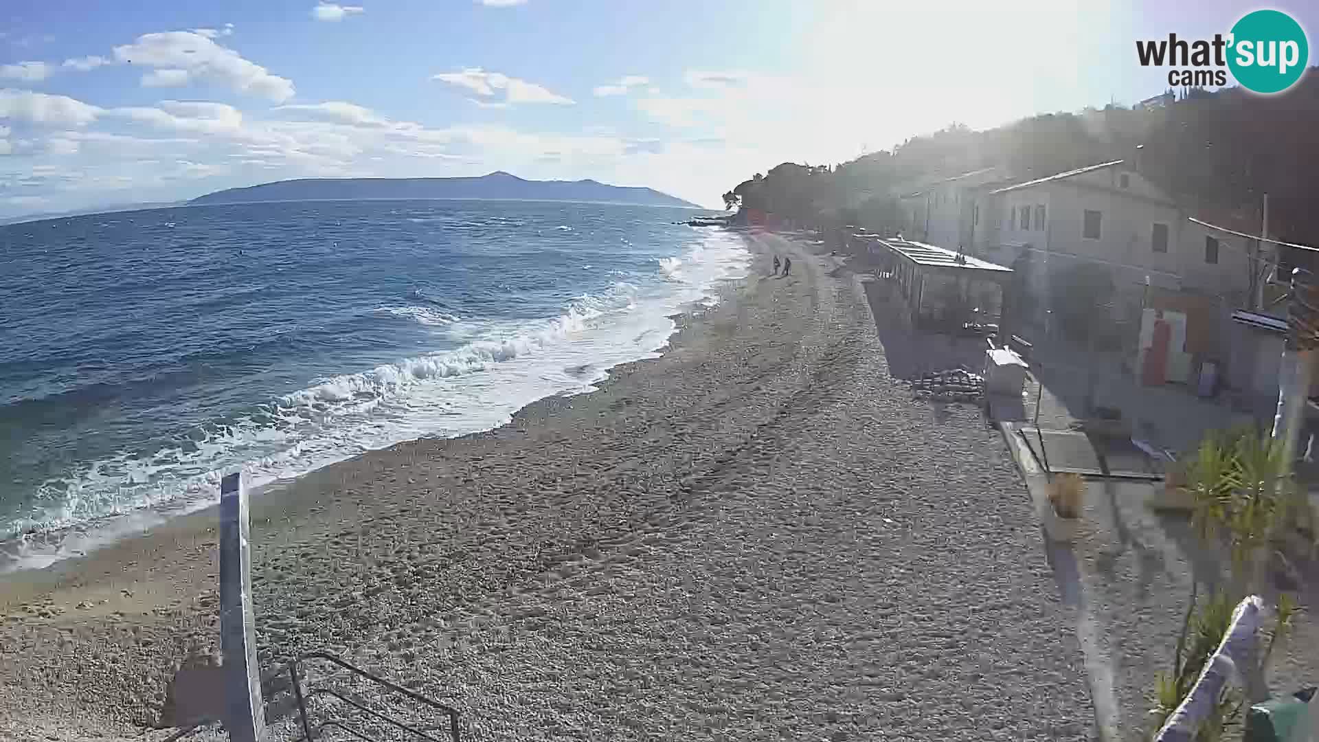 Livecam Draga di Moschiena – spiaggia