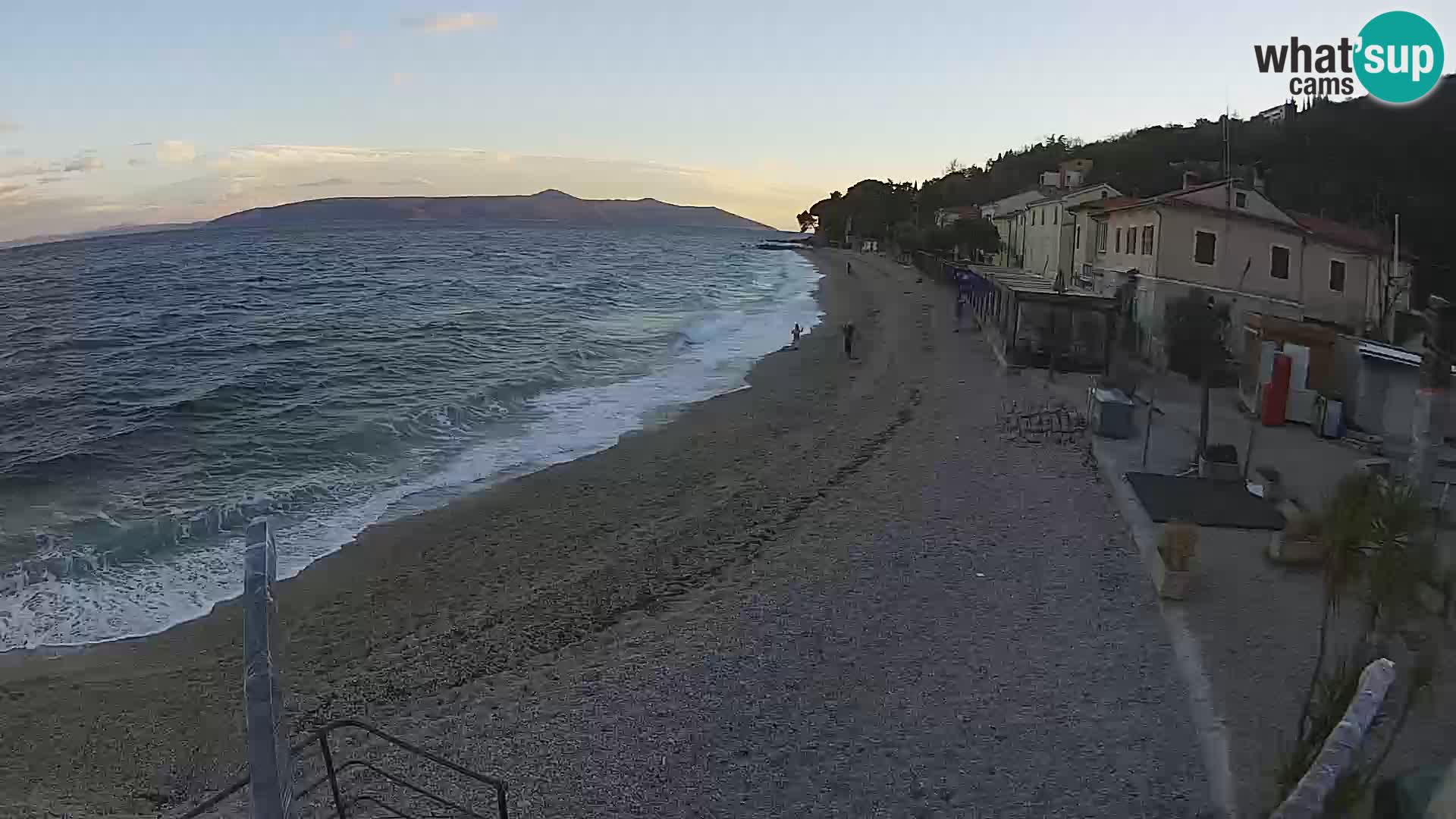 Mošćenička Draga webcam beach