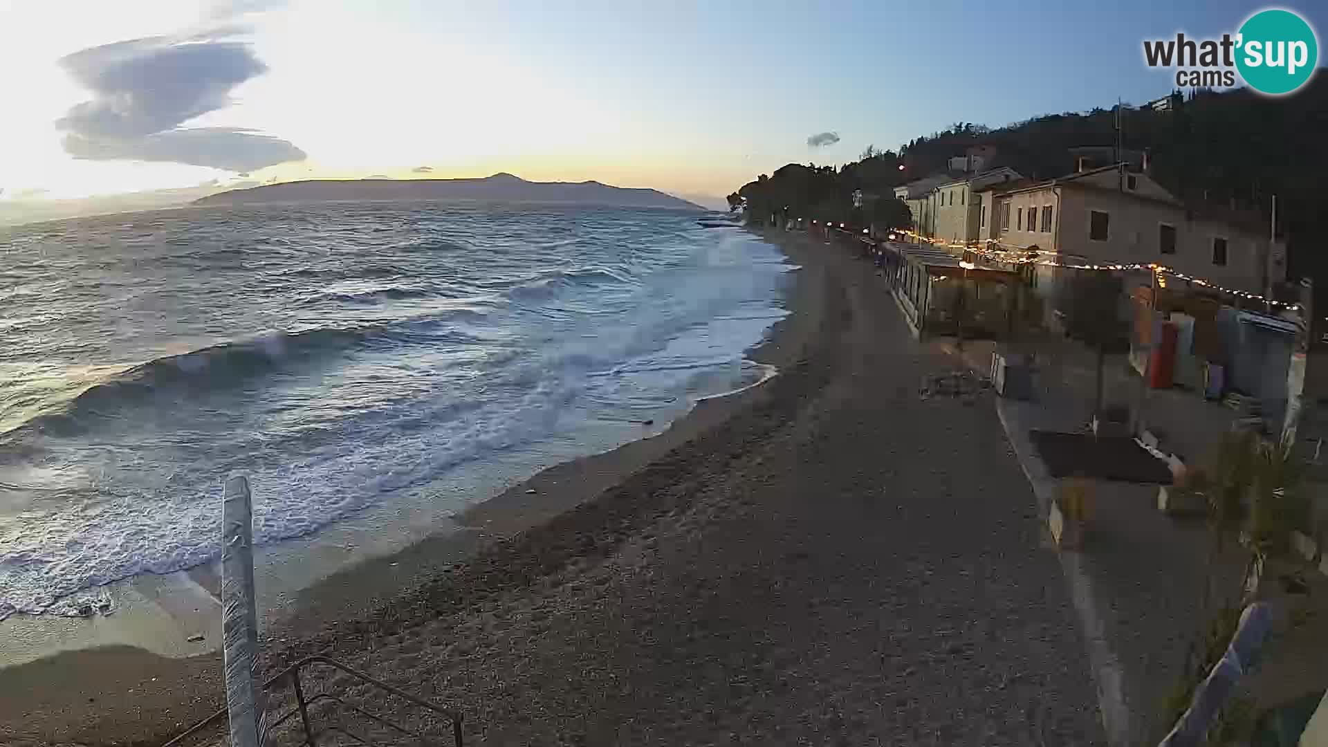 Kamera v živo Mošćenička Draga – plaža