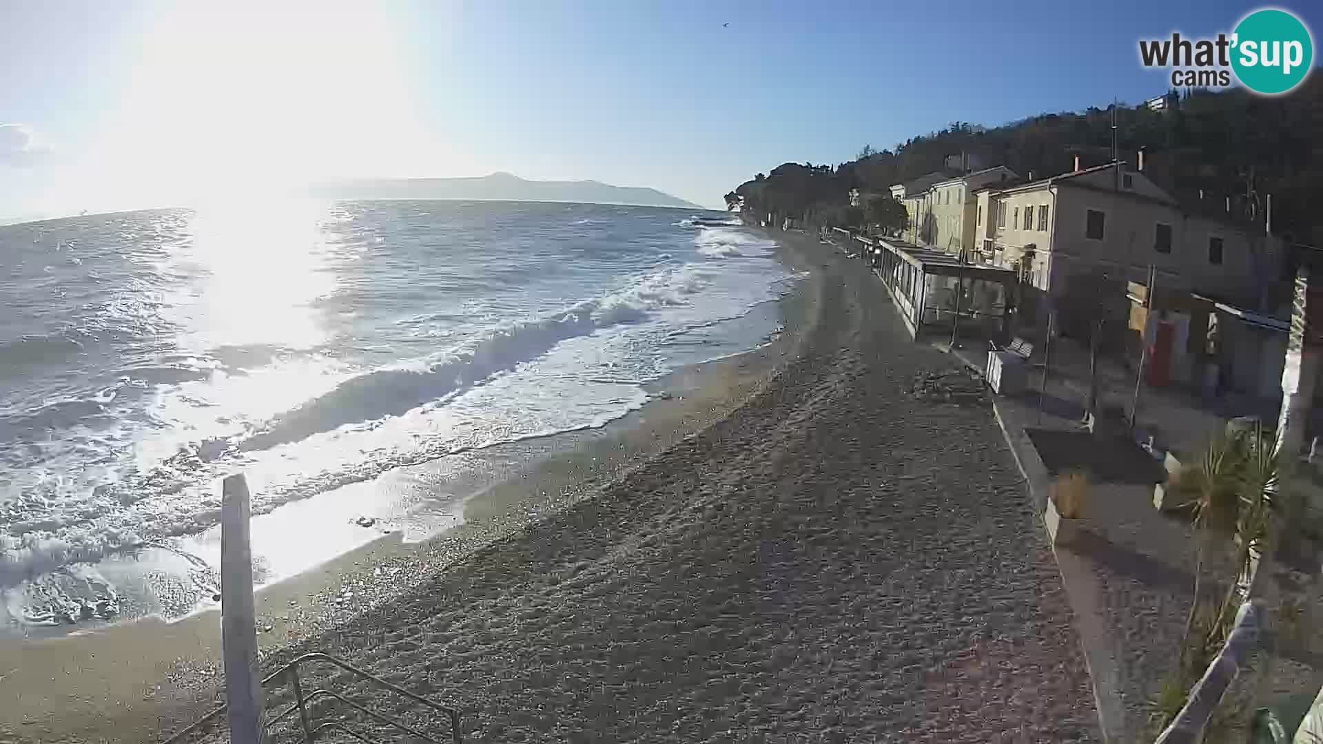 Mošćenička Draga webcam beach