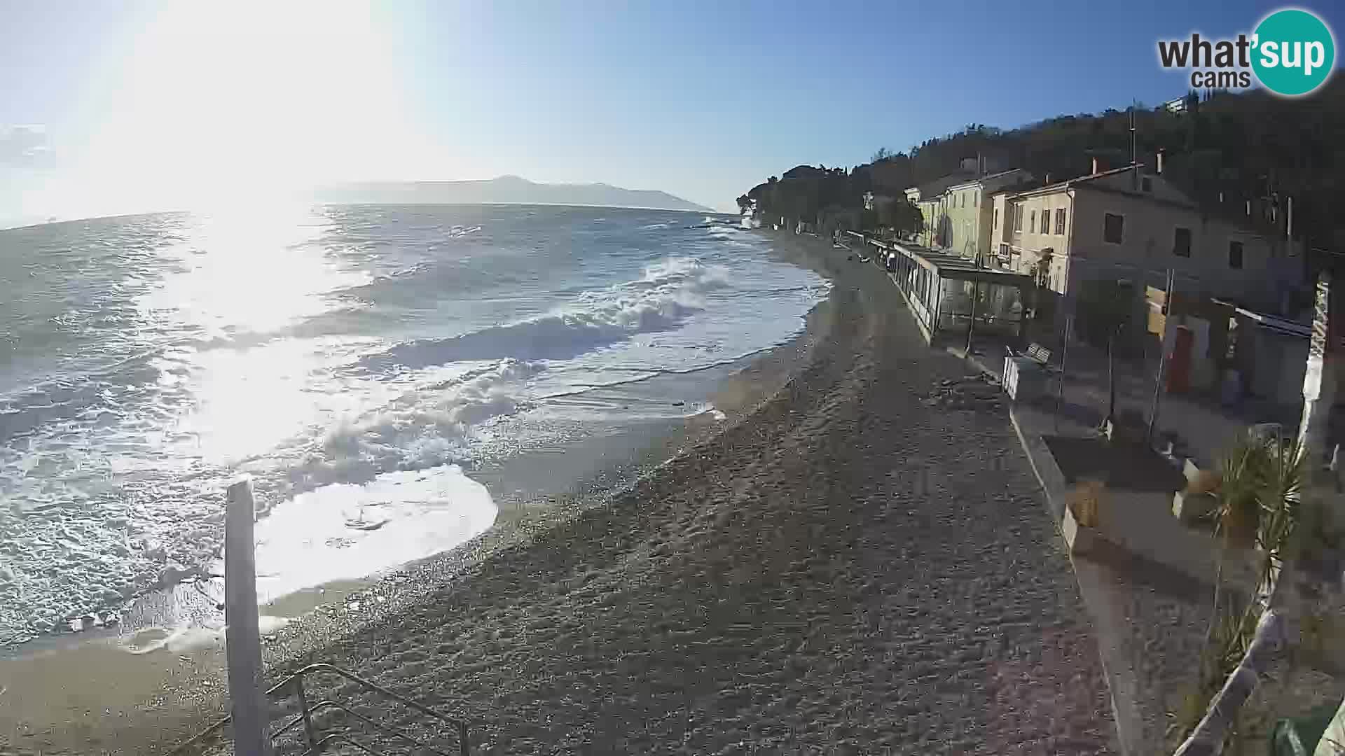 Mošćenička Draga webcam beach