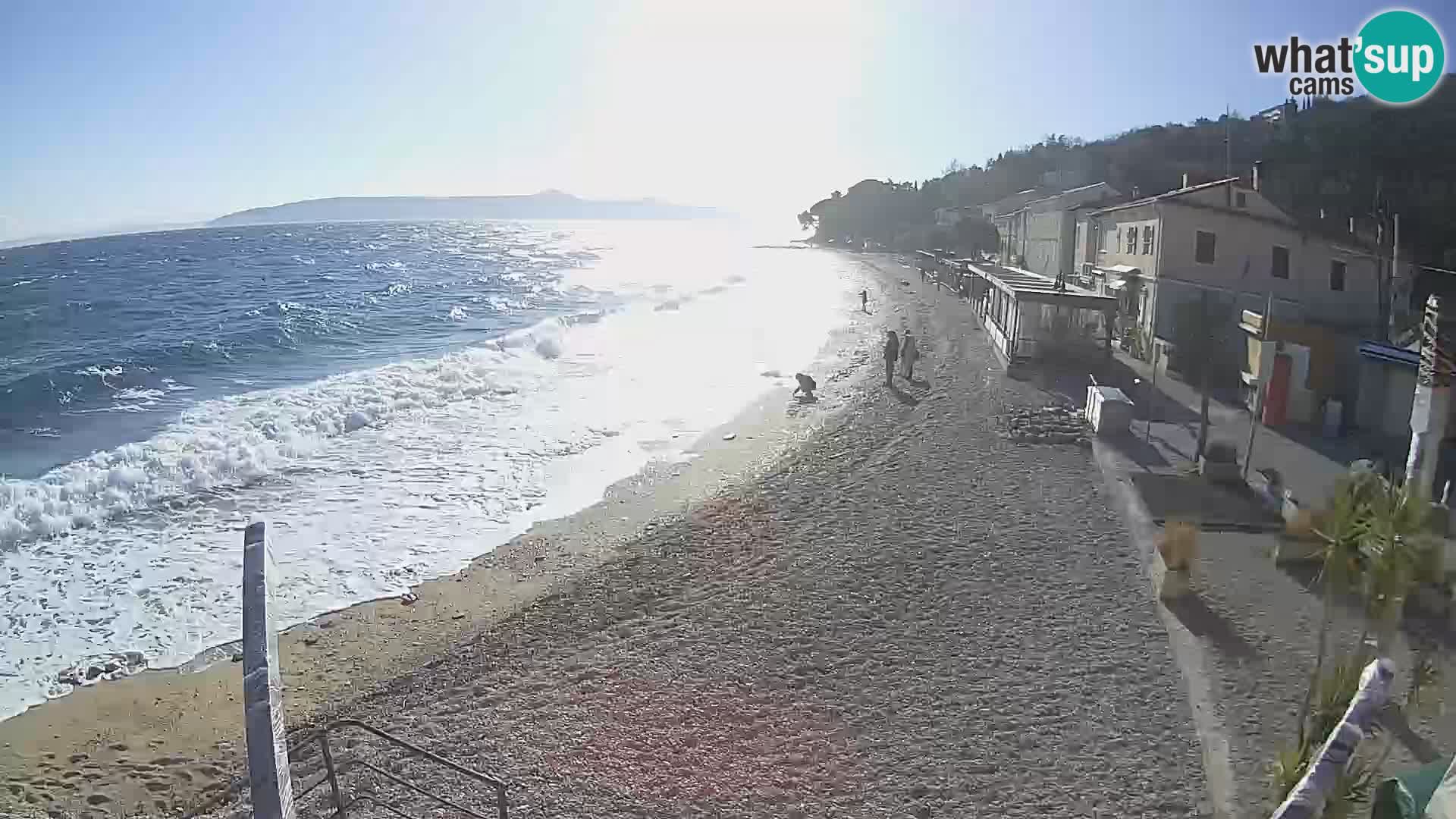 Live Cam Mošćenička Draga – plage