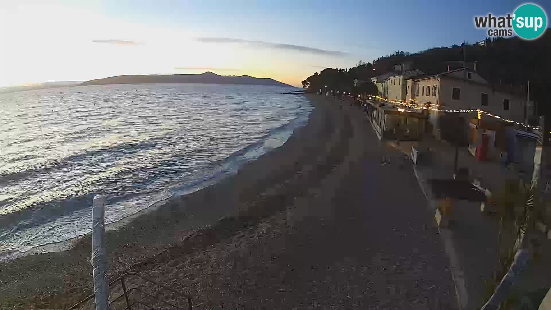 Live Cam Mošćenička Draga – plage