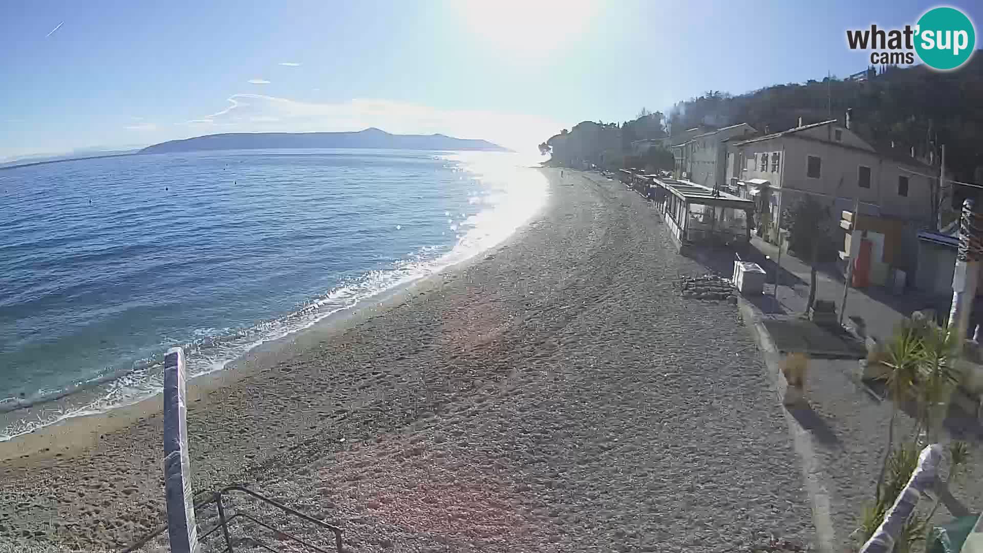 Mošćenička Draga webcam beach