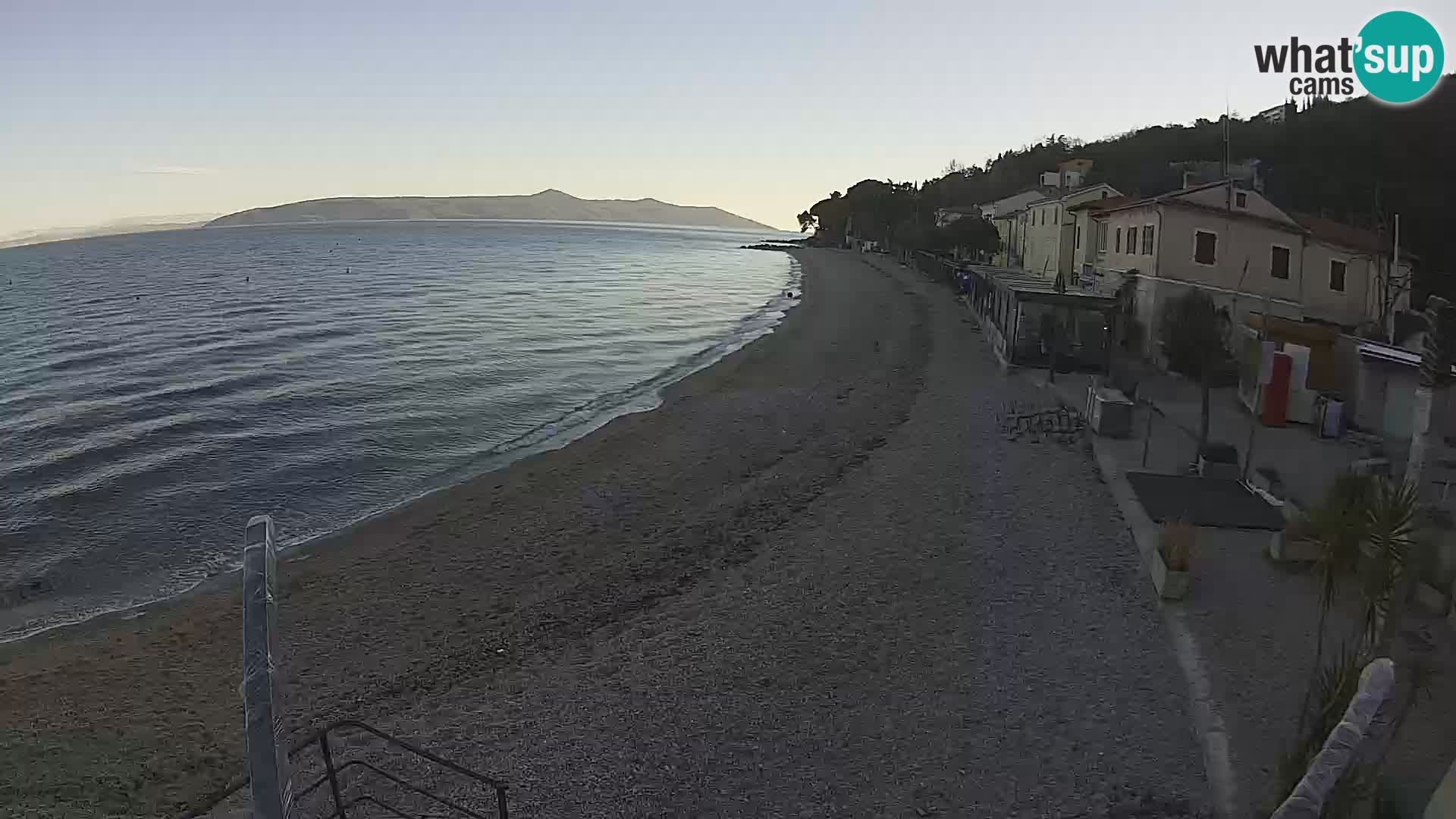 Mošćenička Draga webcam beach