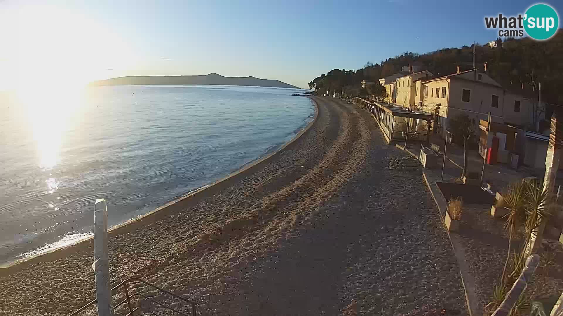 Livecam Draga di Moschiena – spiaggia