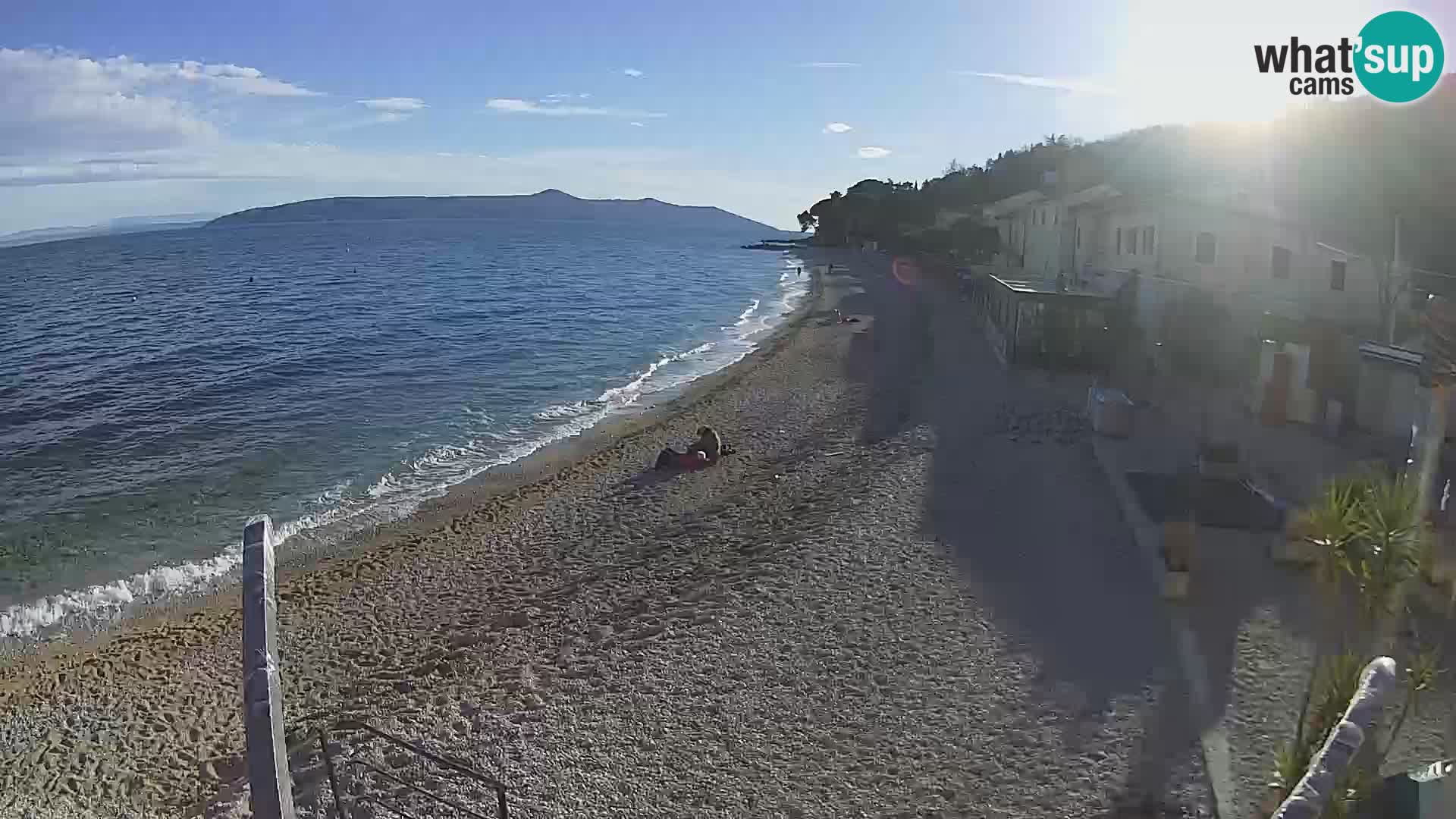 Web kamera Mošćenička Draga – plaža