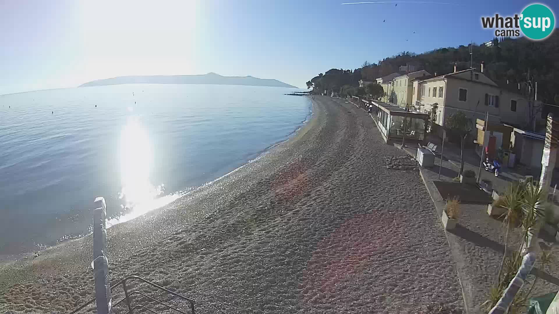 Mošćenička Draga webcam beach