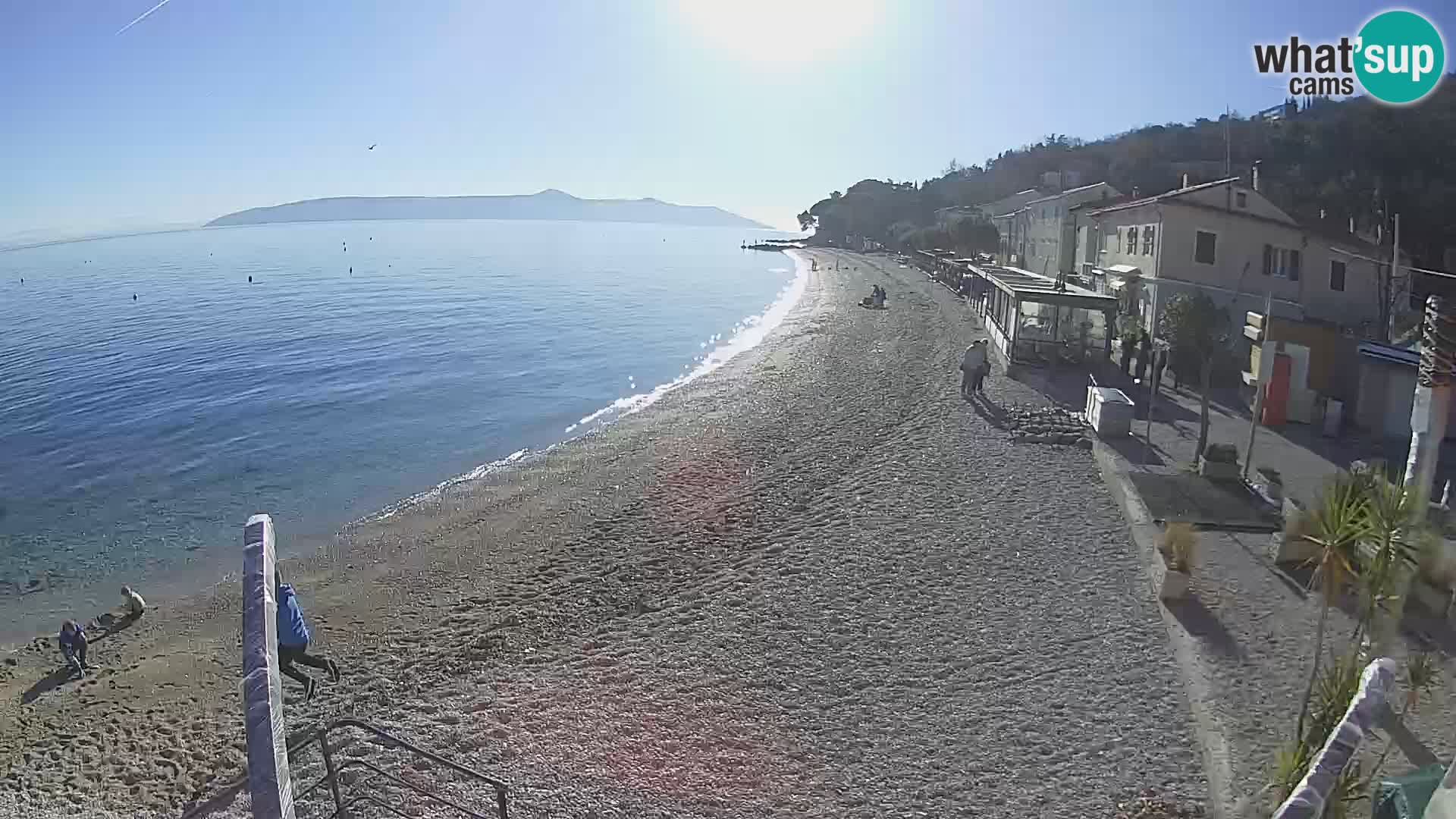 Livecam Draga di Moschiena – spiaggia