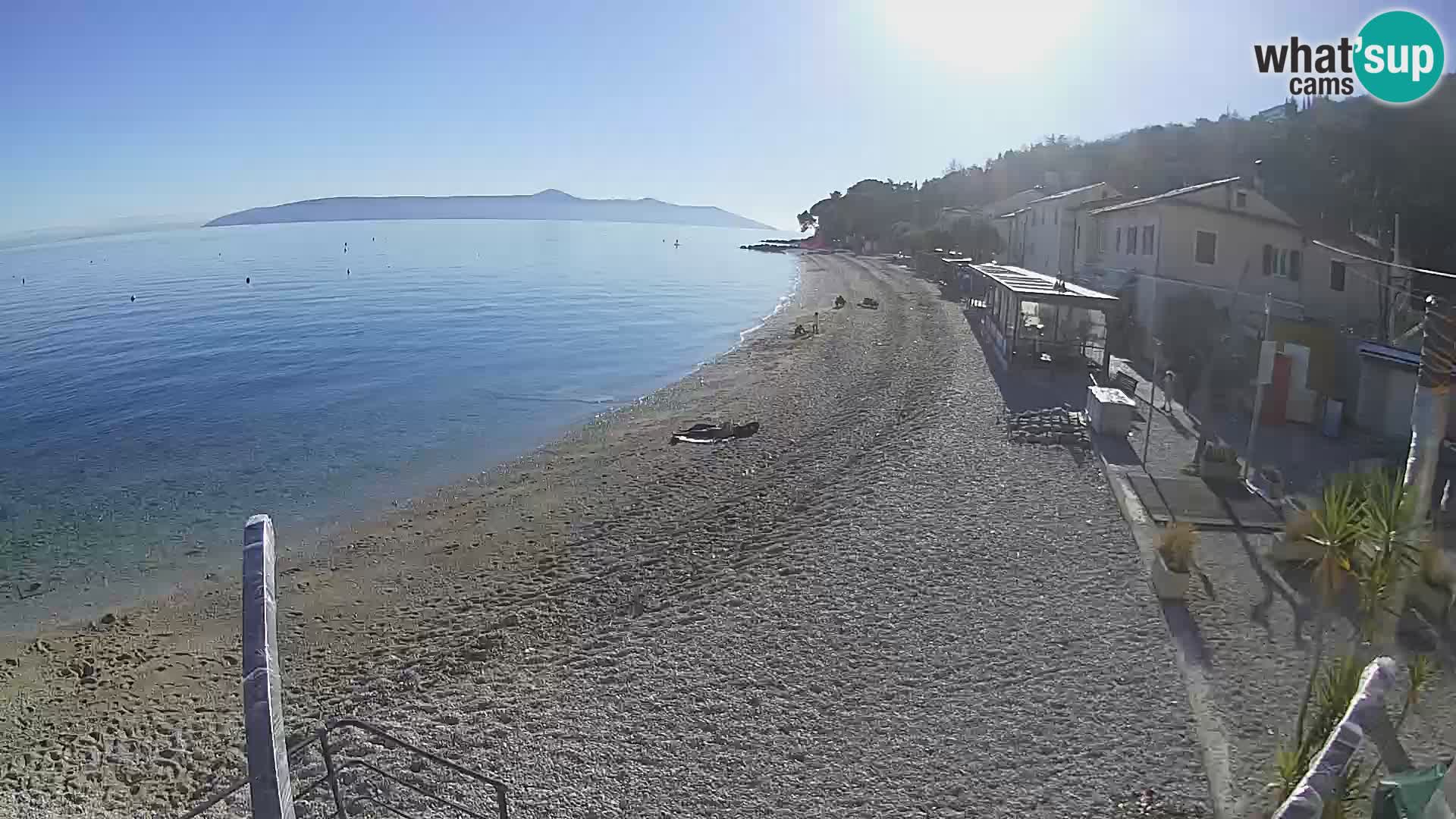 Livecam Draga di Moschiena – spiaggia