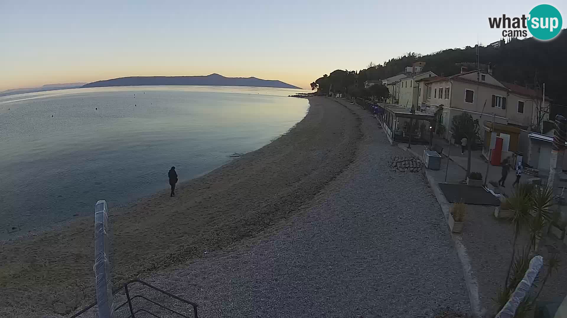 Livecam Draga di Moschiena – spiaggia