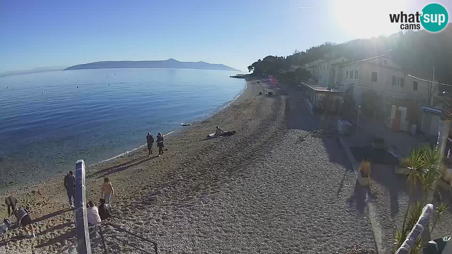 Kamera v živo Mošćenička Draga – plaža