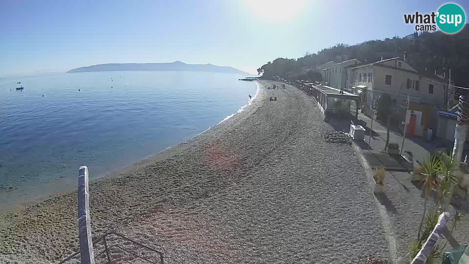 Live Cam Mošćenička Draga – plage