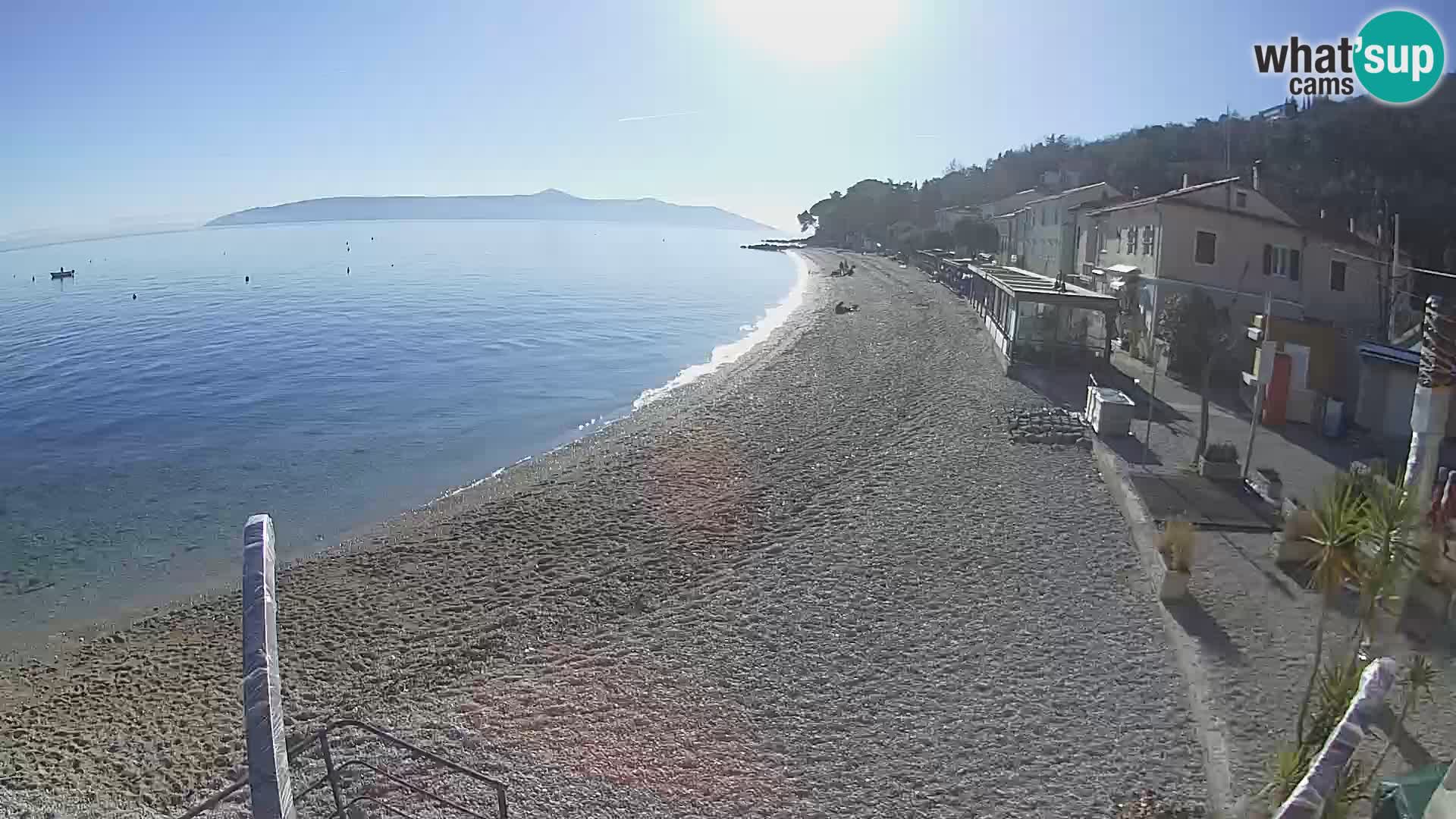 Webcam Mošćenička Draga – Strand