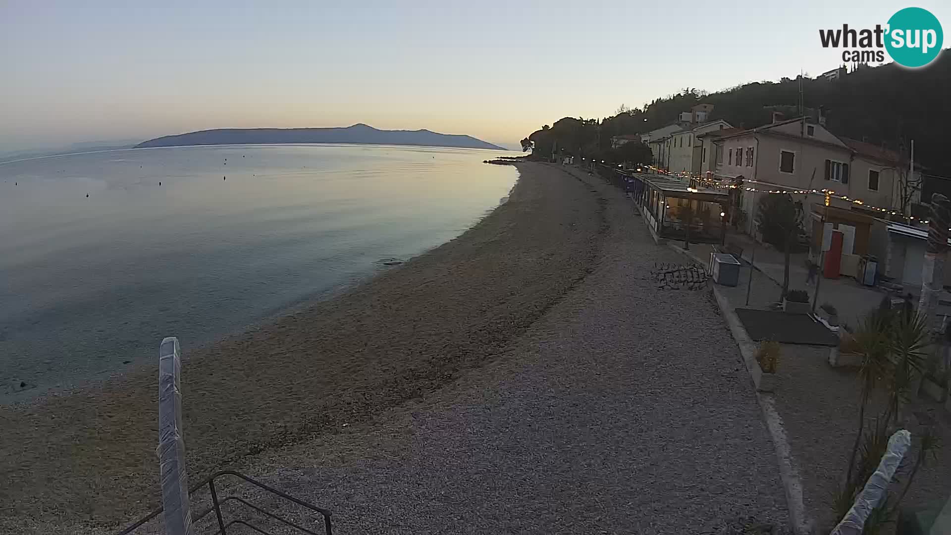 Mošćenička Draga webcam beach