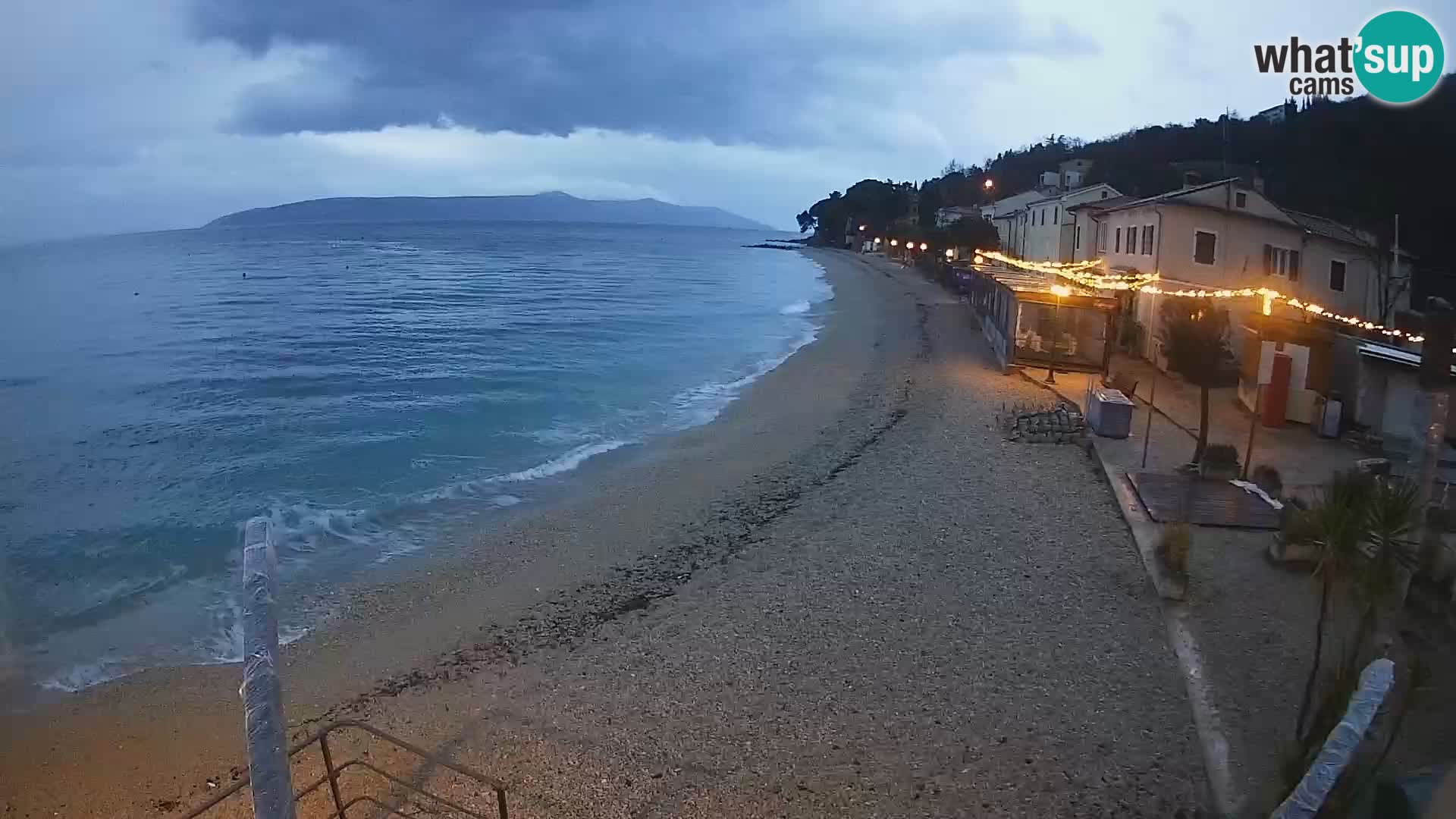 Webcam Mošćenička Draga – Strand