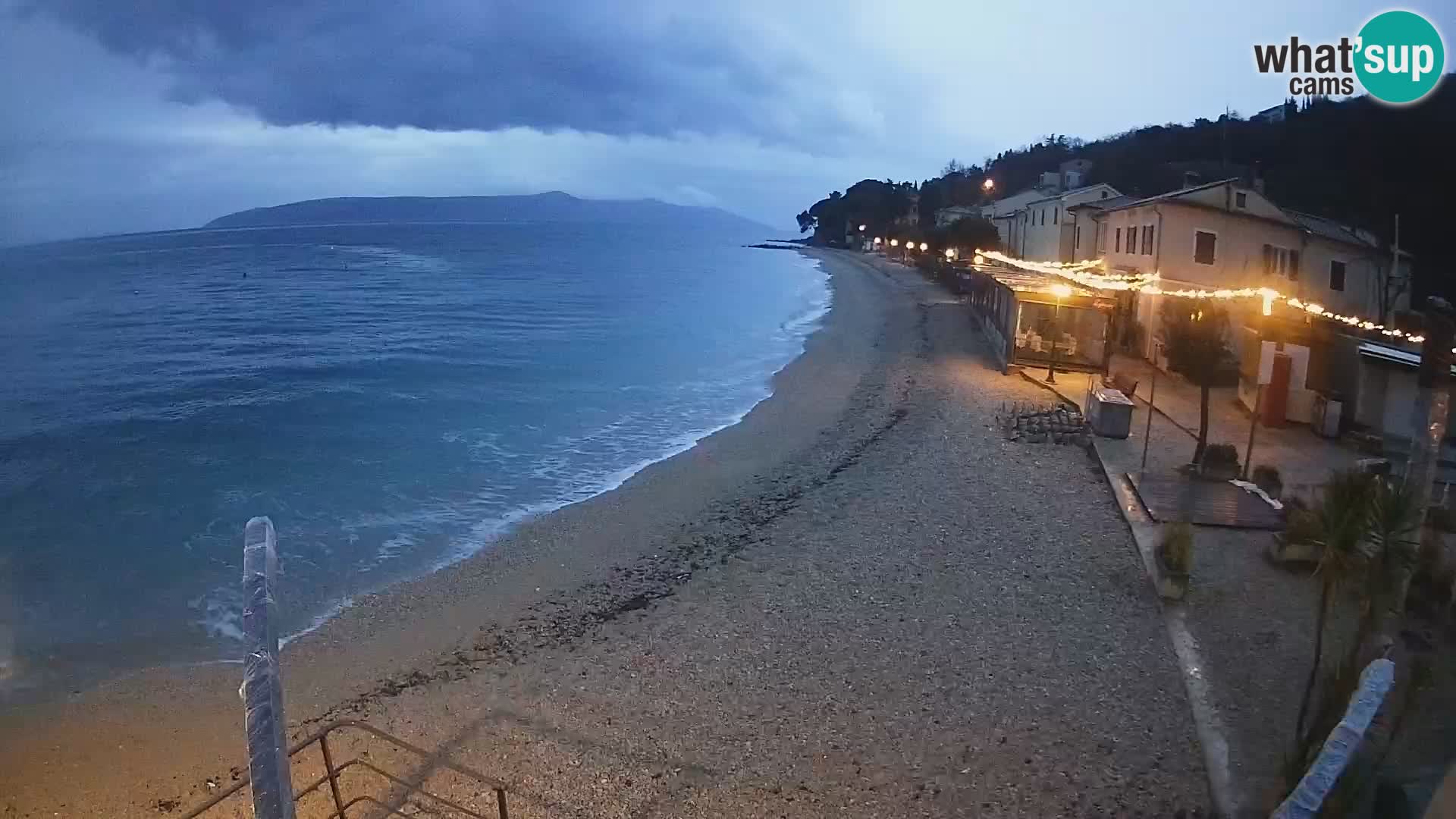 Mošćenička Draga webcam beach