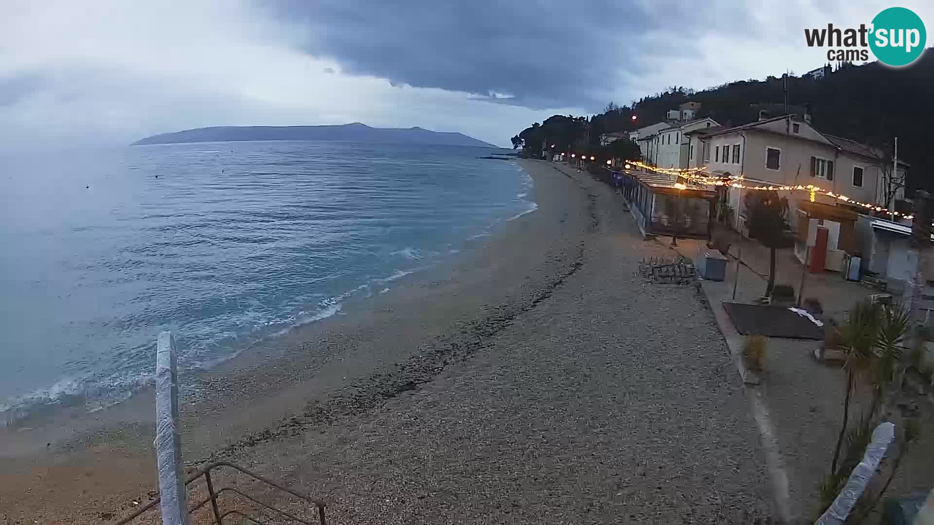 Mošćenička Draga webcam beach