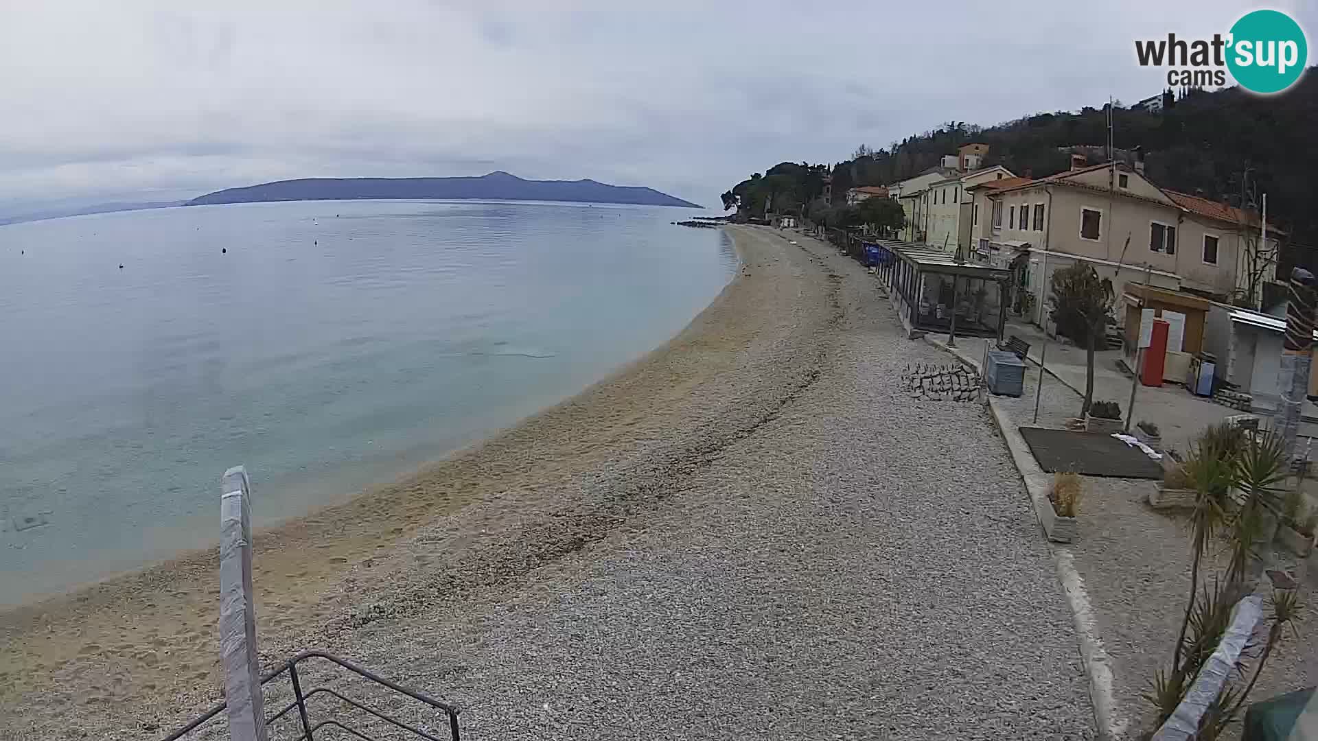 Mošćenička Draga webcam beach