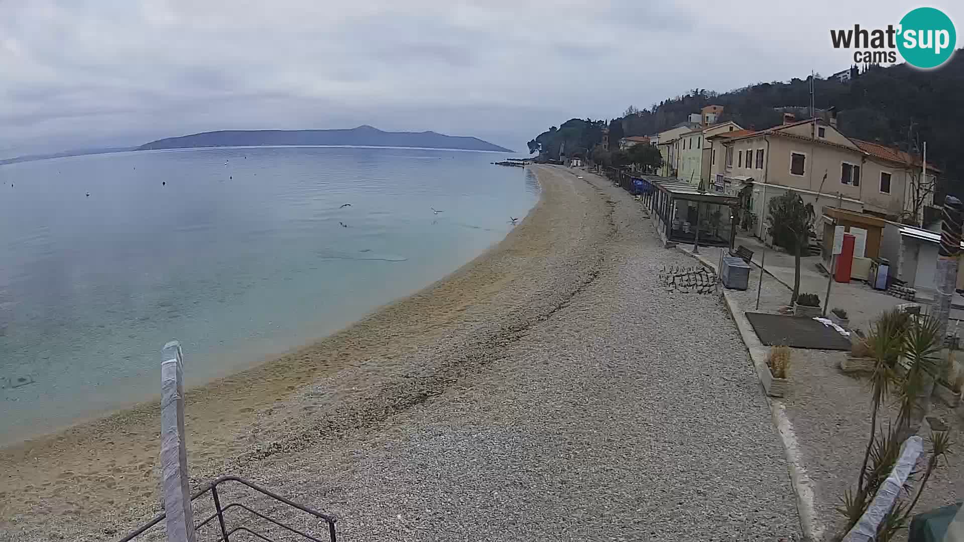 Mošćenička Draga webcam beach