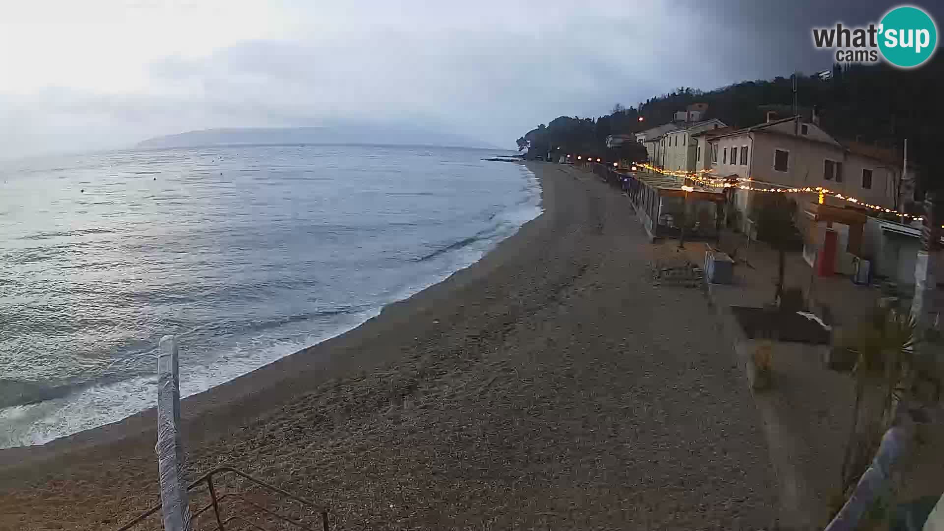 Webcam Mošćenička Draga – Strand