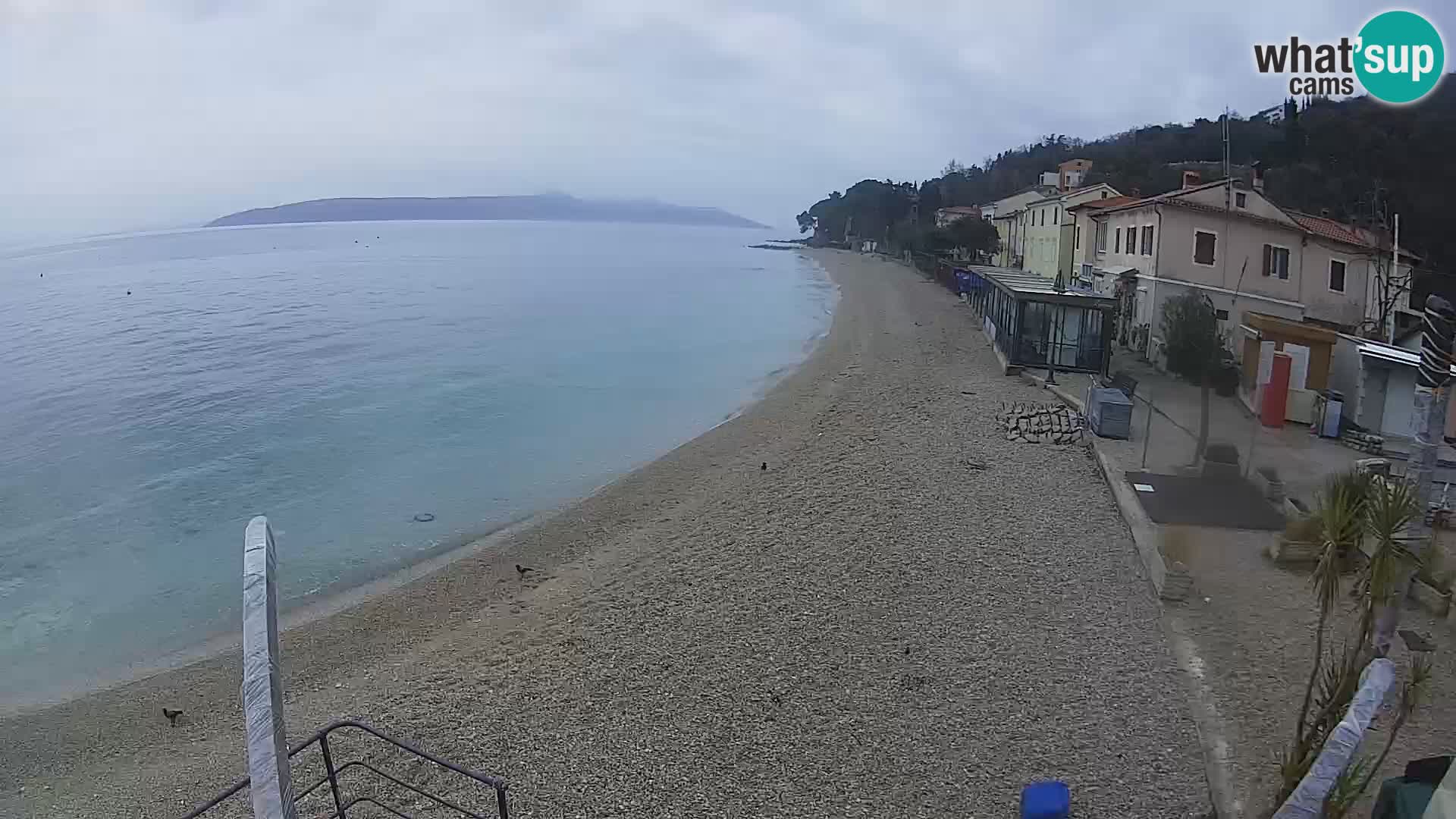 Mošćenička Draga webcam beach